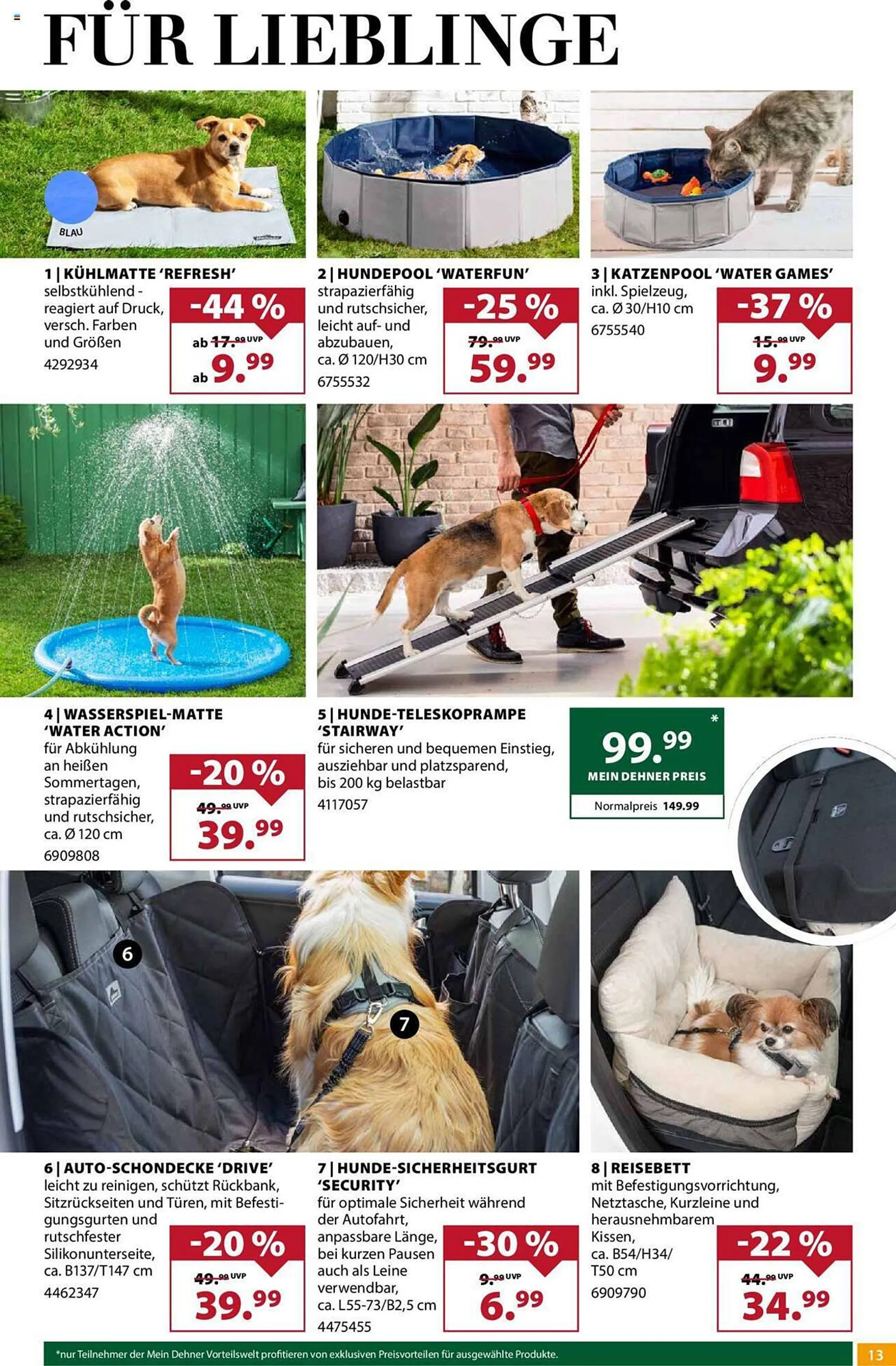 Dehner Flugblatt von 23. Mai bis 31. August 2023 - Flugblätt seite  13