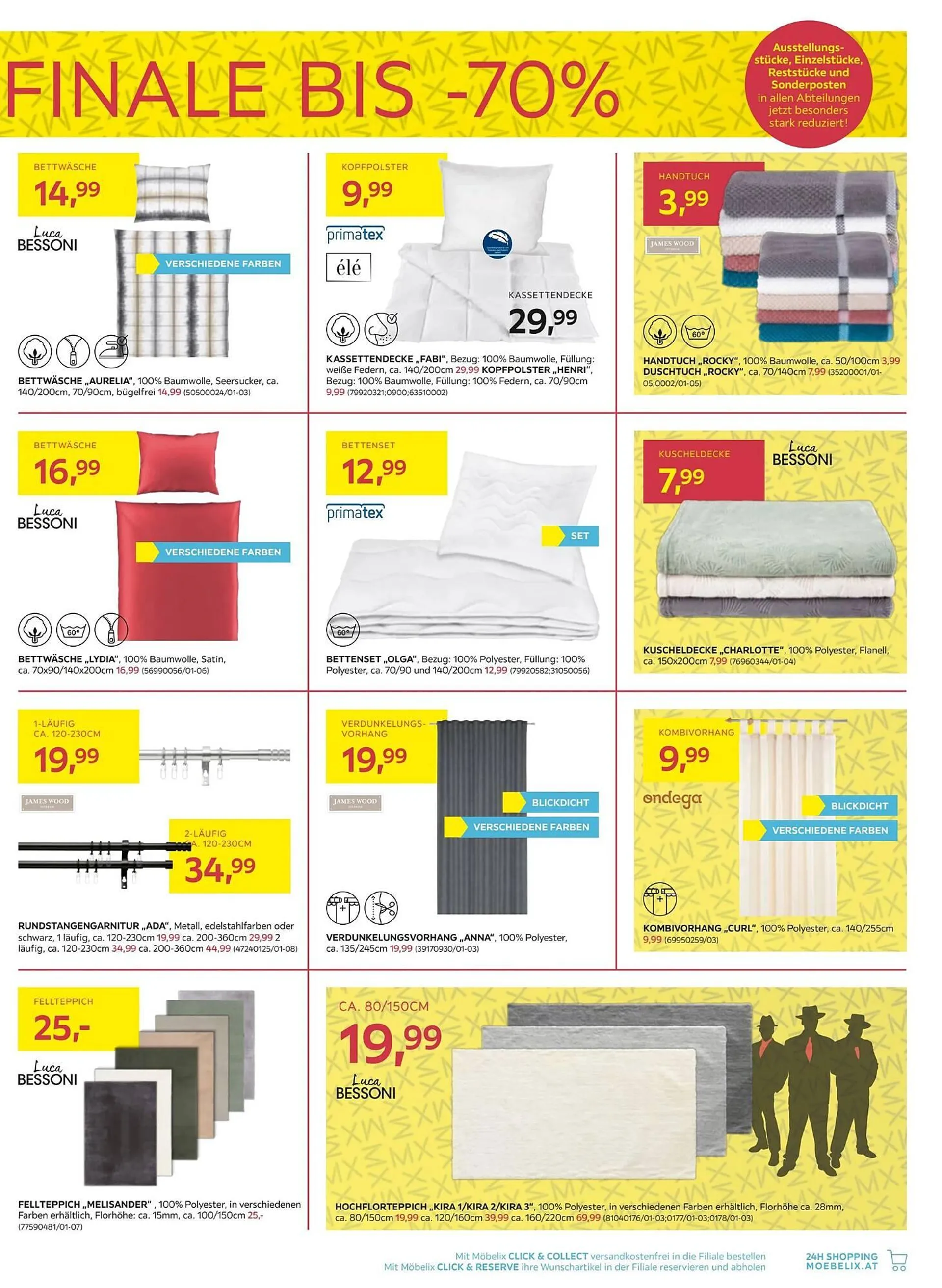 Möbelix Flugblatt von 13. Jänner bis 22. Jänner 2025 - Flugblätt seite  7