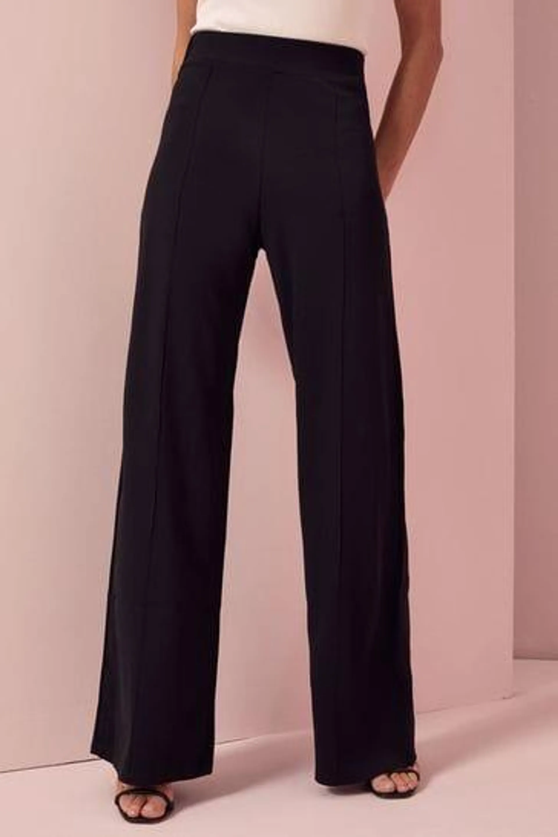 Lipsy Tailored-Hose mit weitem Bein und hohem Bund