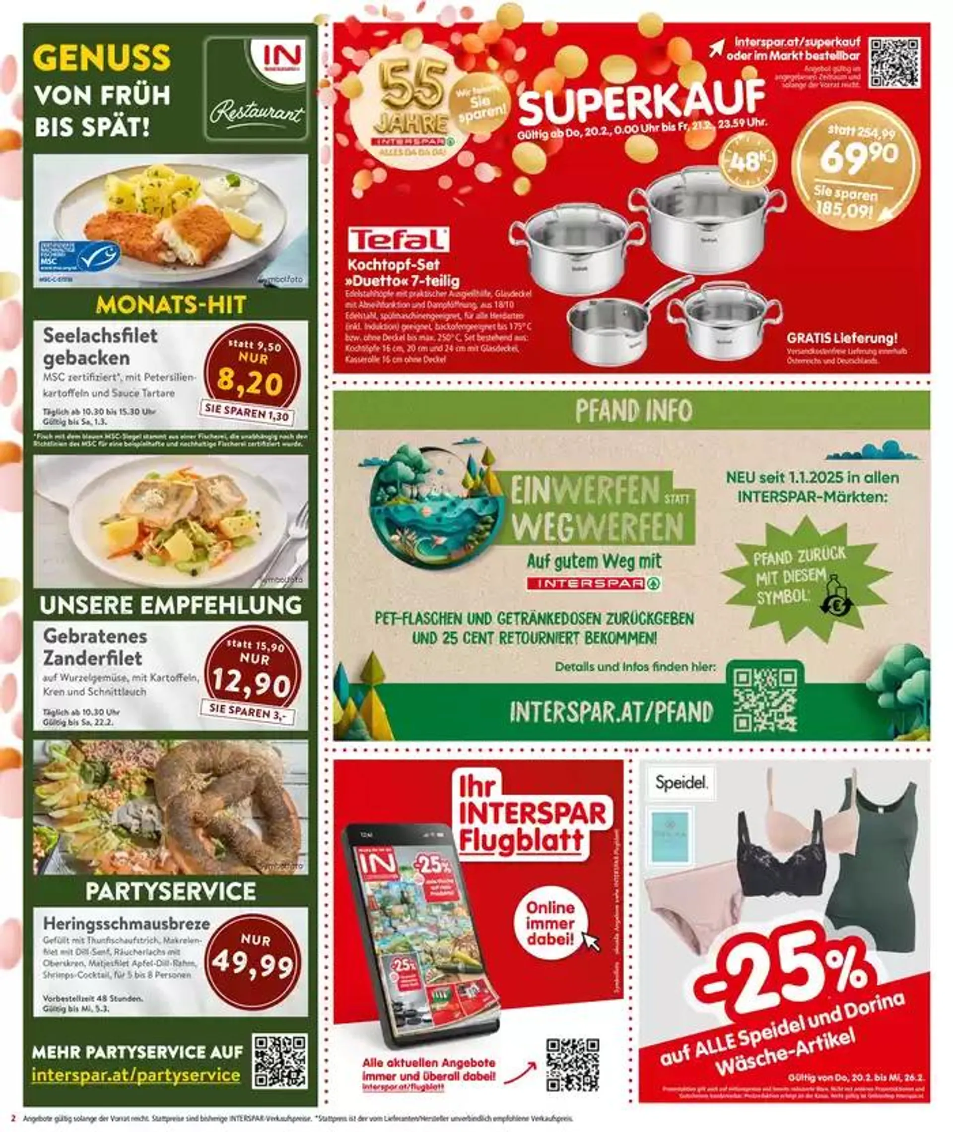 Interspar flugblatt von 19. Februar bis 5. März 2025 - Flugblätt seite  2