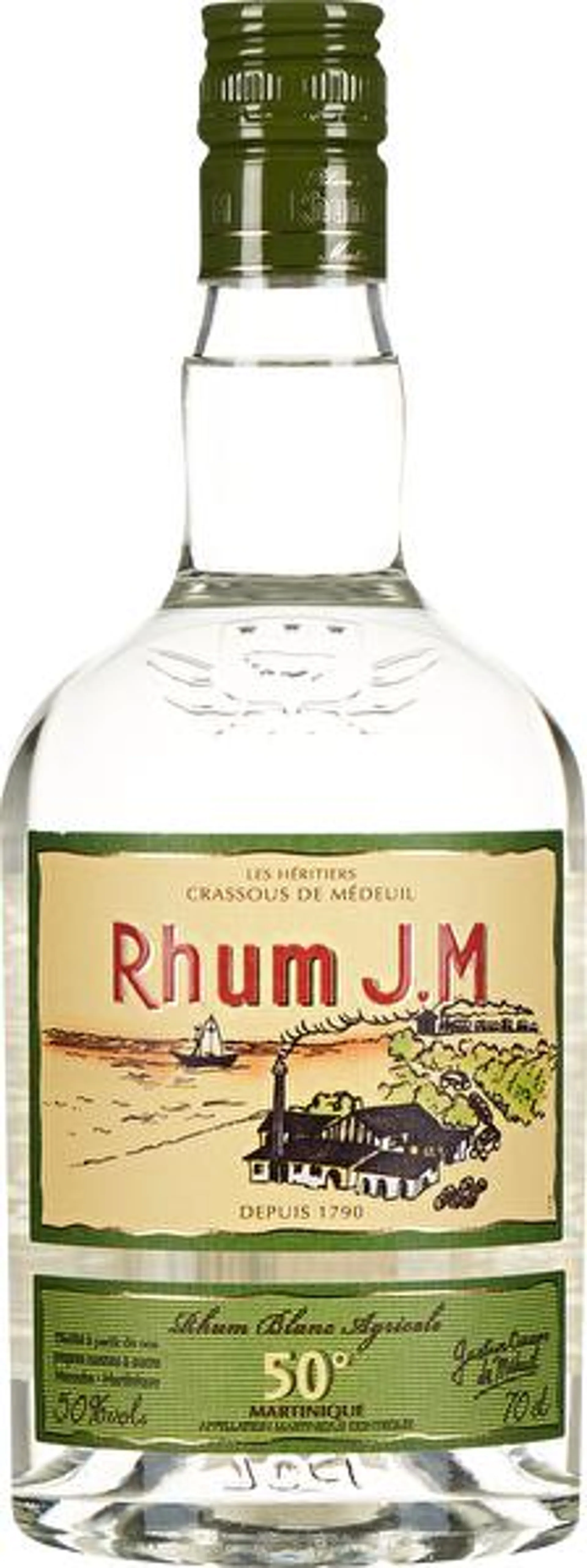 Rhum Blanc Agricole 0,7 Liter