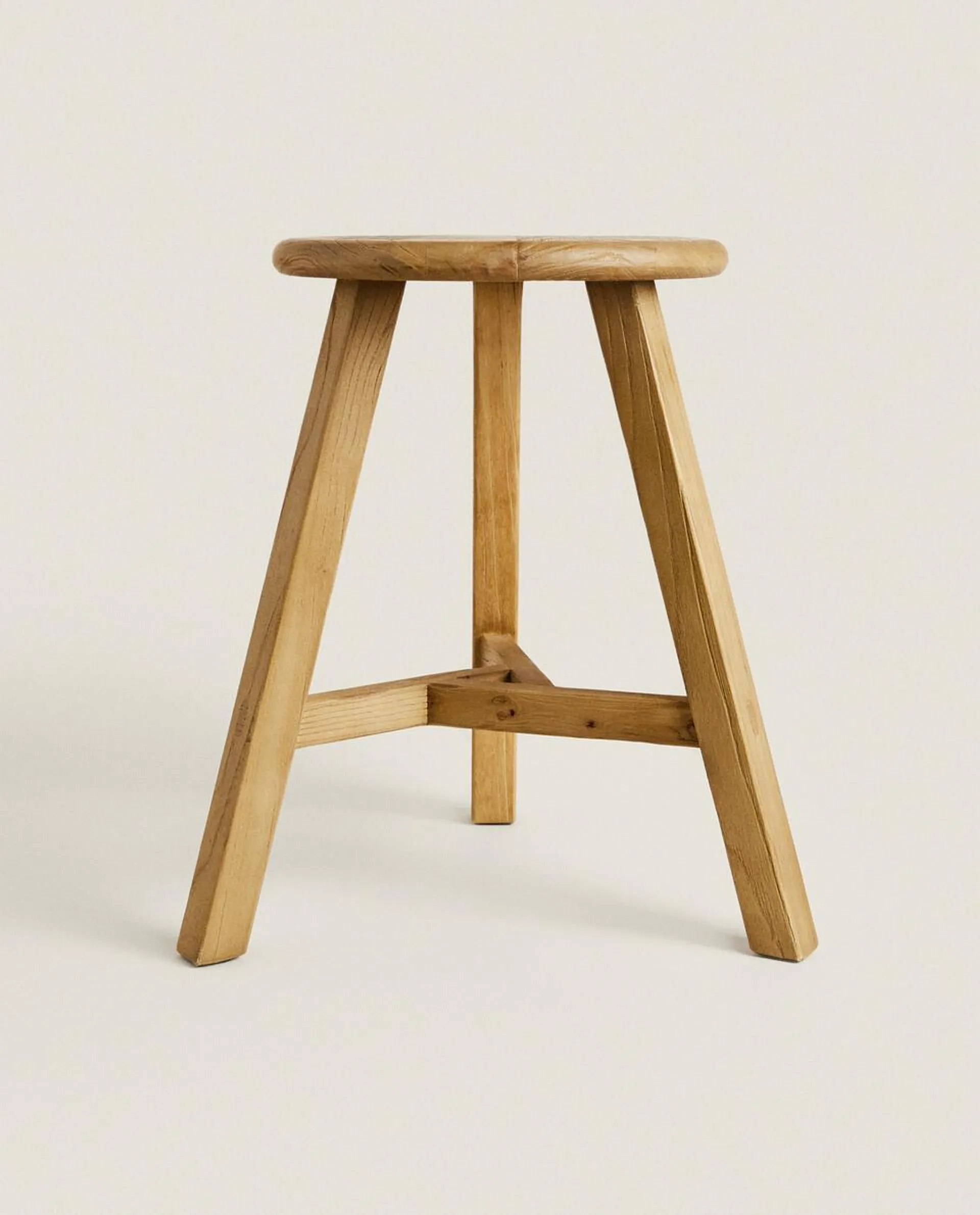 ELM WOOD STOOL