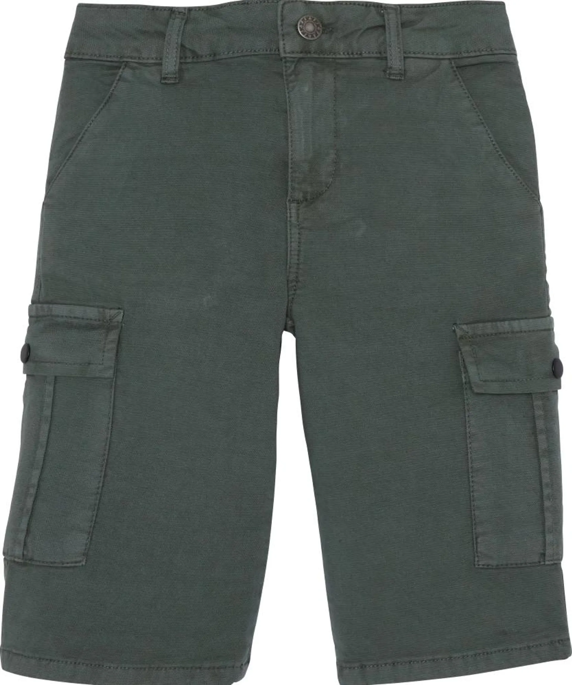 Twill-Shorts mit Cargotaschen