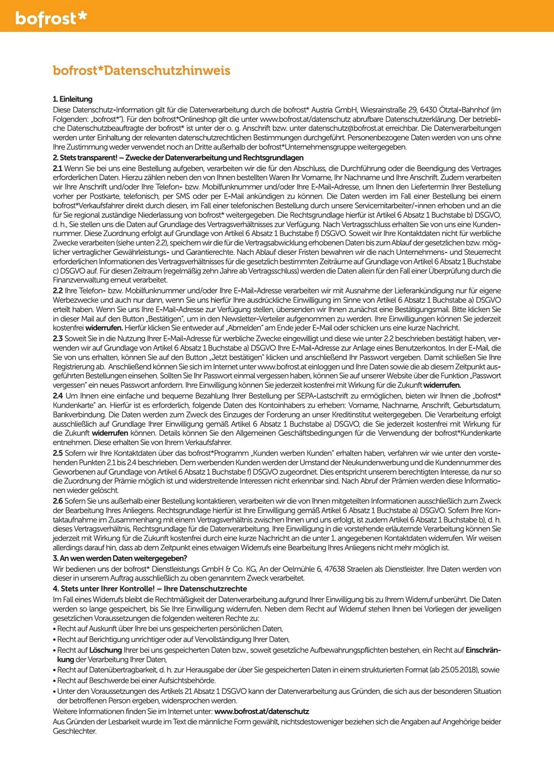 Bofrost Flugblatt von 1. März bis 31. August 2023 - Flugblätt seite  134