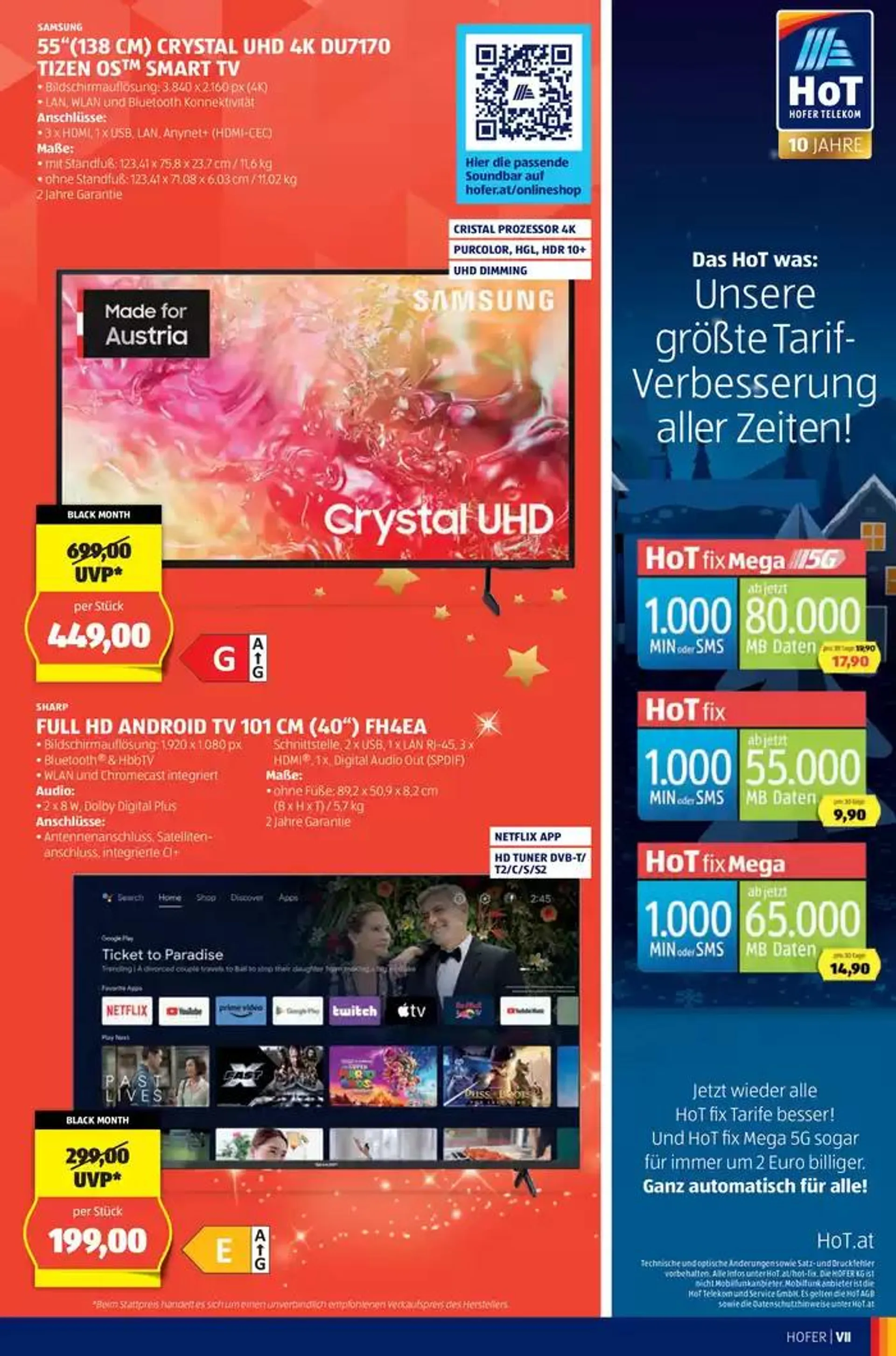 Blättern Sie online im HOFER Flugblatt von 20. November bis 4. Dezember 2024 - Flugblätt seite  51