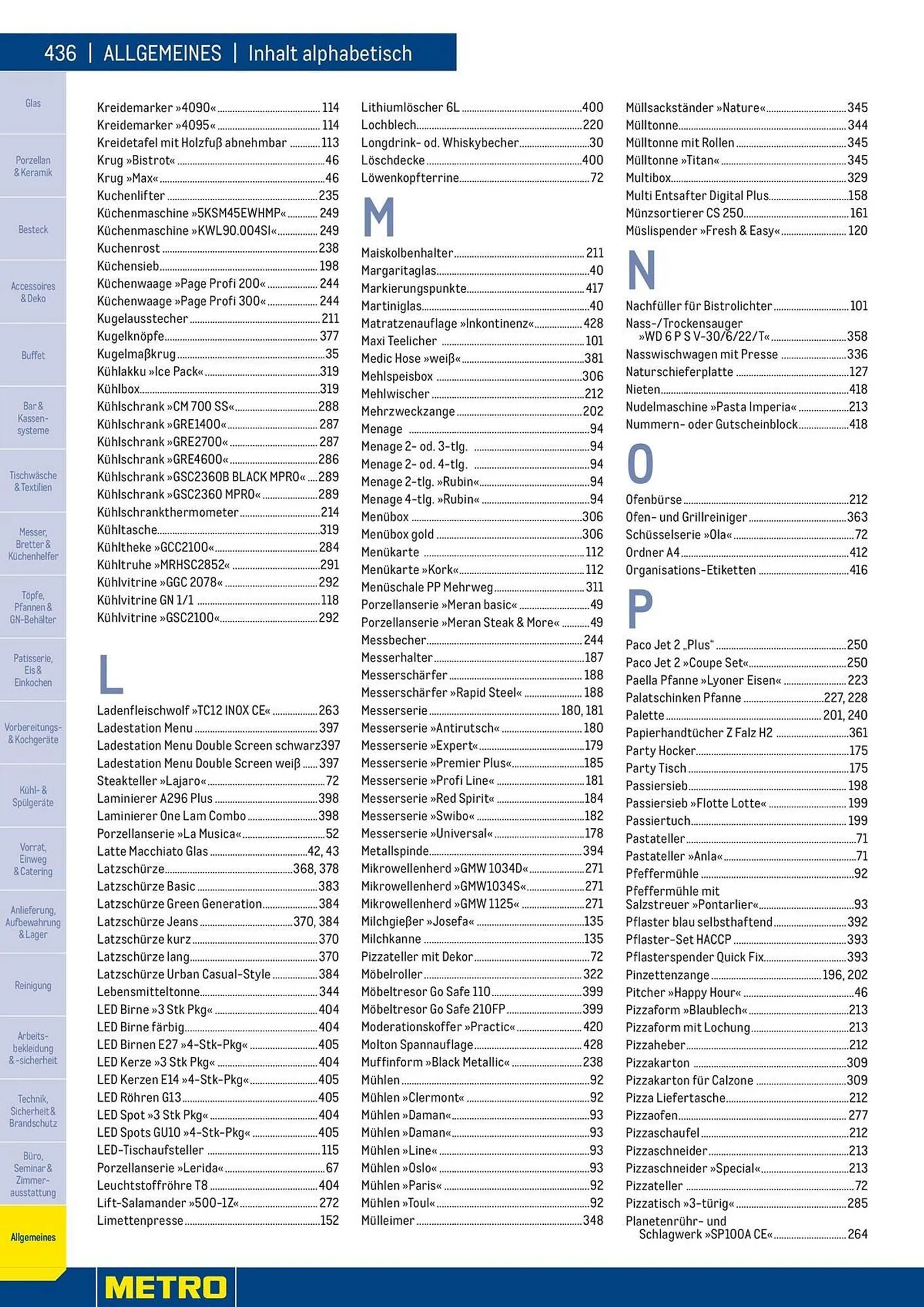 Metro Flugblatt von 22. Dezember bis 30. September 2024 - Flugblätt seite  436