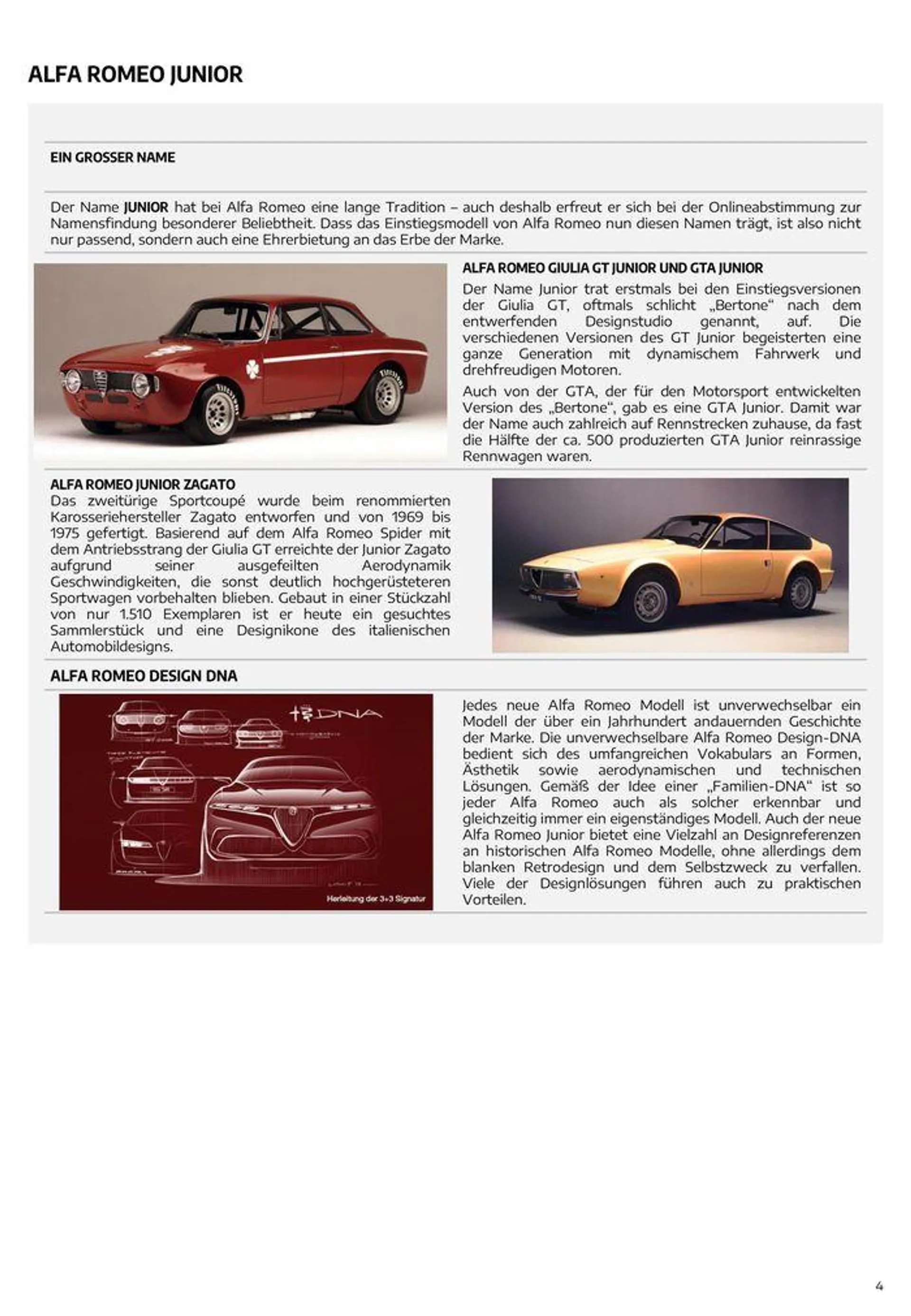 Alfa Romeo Junior von 29. Juni bis 29. Juni 2025 - Flugblätt seite  4