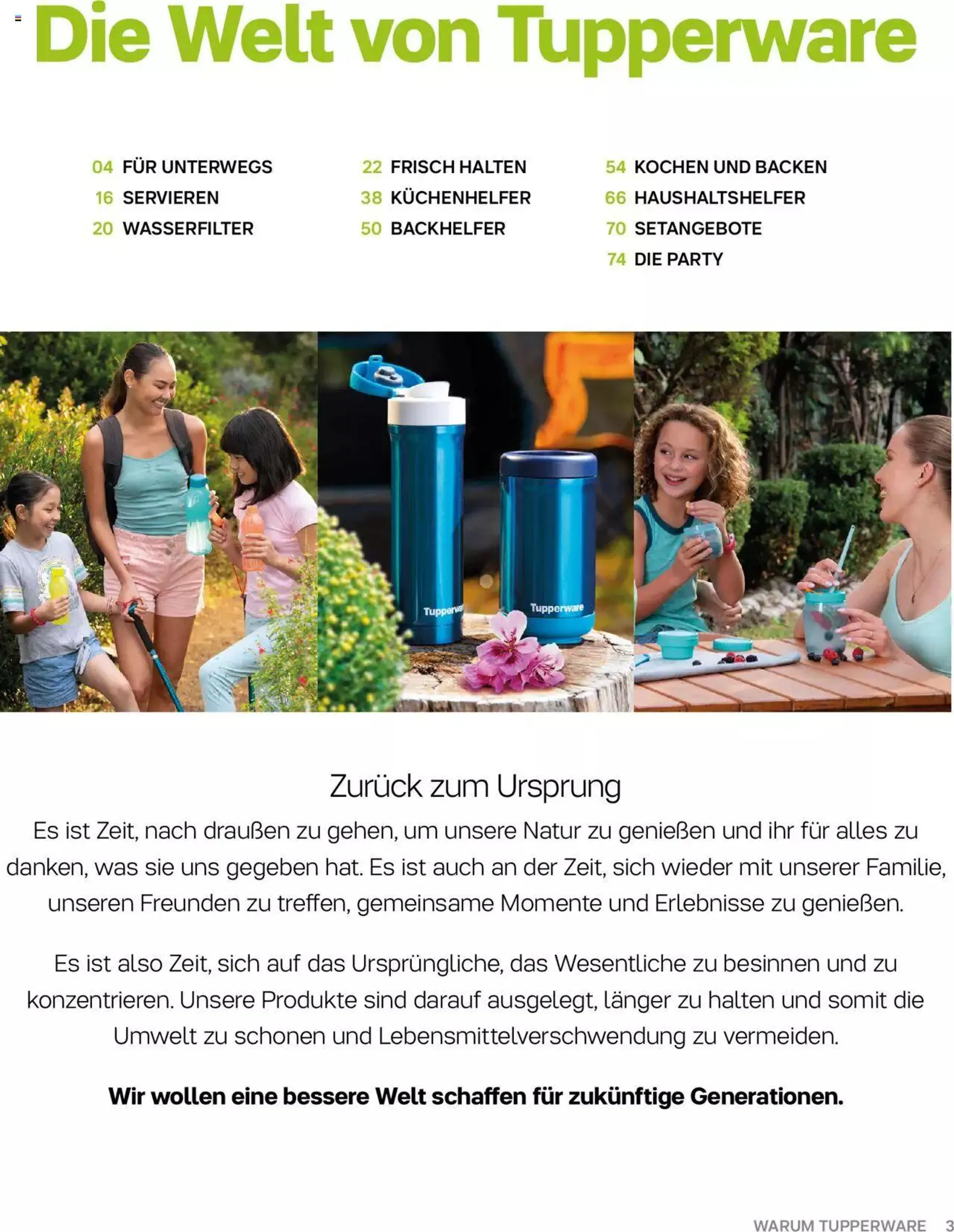 Tupperware Frühling/Sommer Katalog 2022 - 2