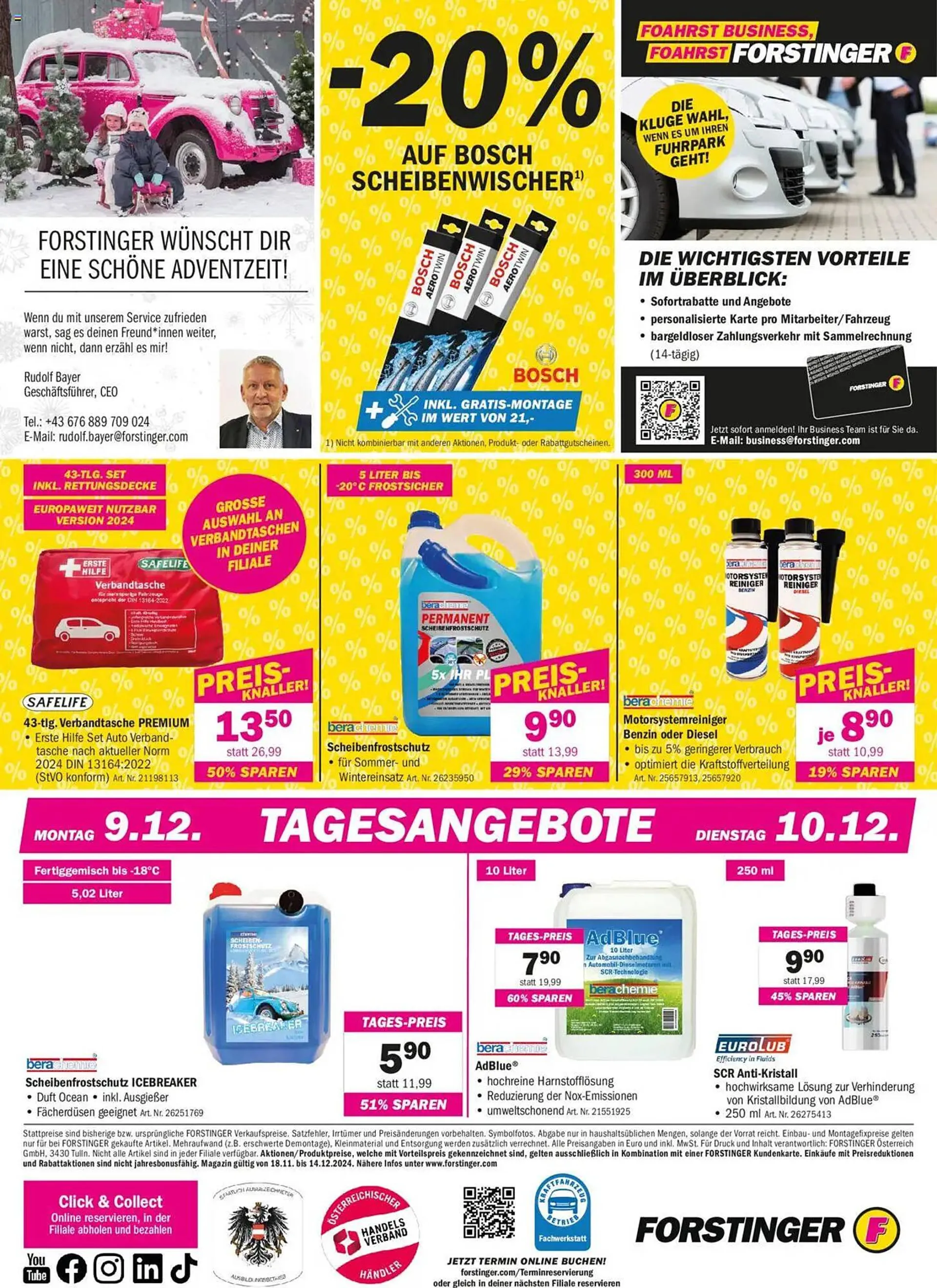 Forstinger Flugblatt von 18. November bis 14. Dezember 2024 - Flugblätt seite  8