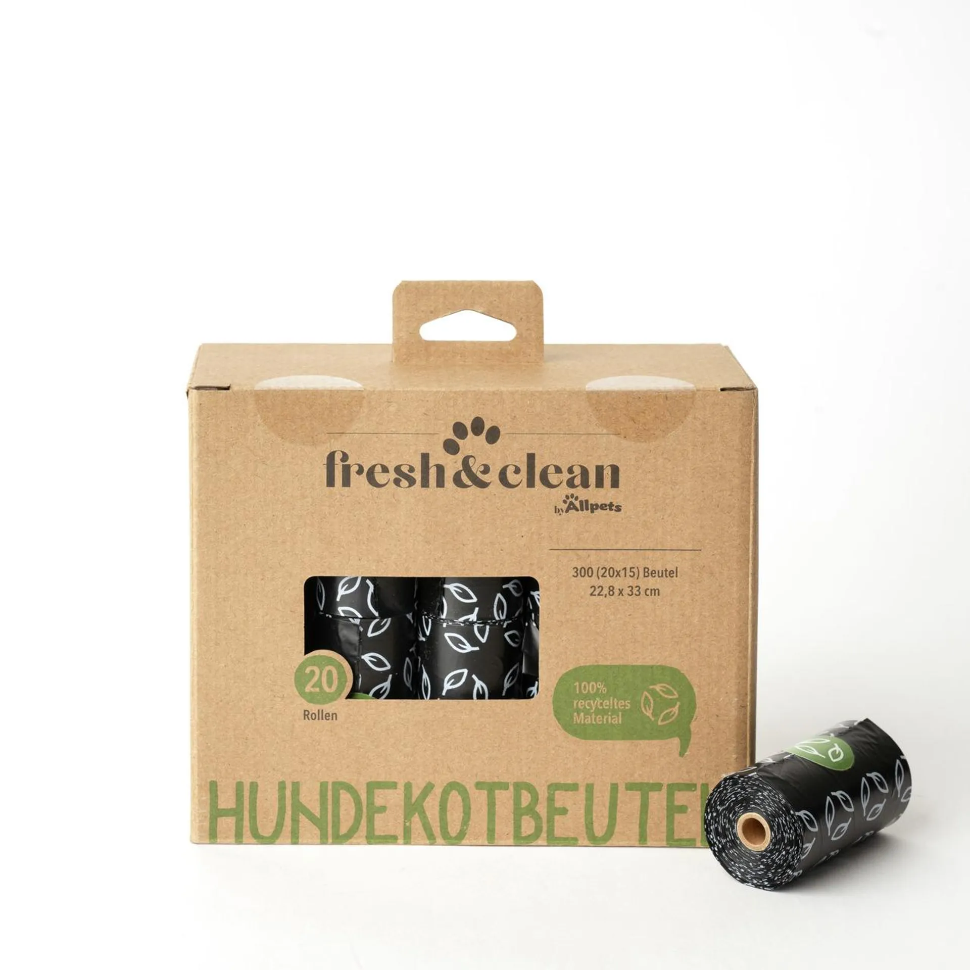 Allpets fresh & clean Hundekotbeutel 20 Rollen