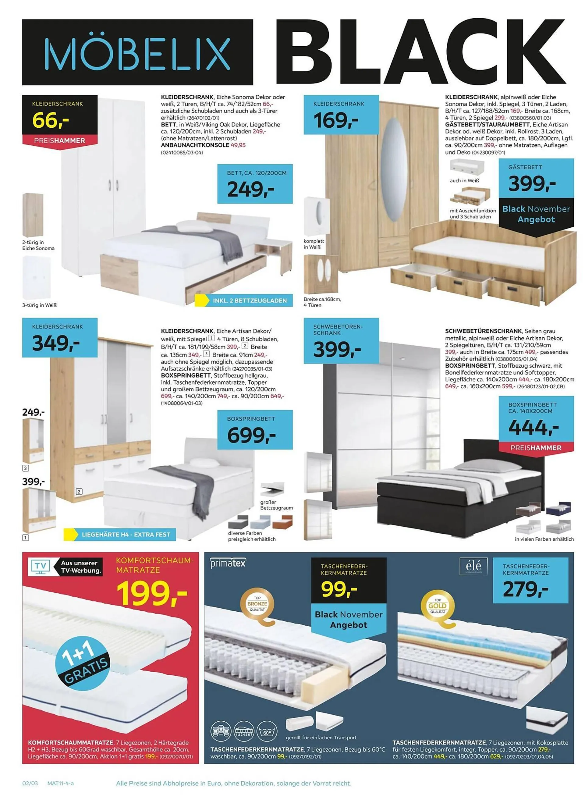 Möbelix Flugblatt von 28. Oktober bis 6. November 2024 - Flugblätt seite  2