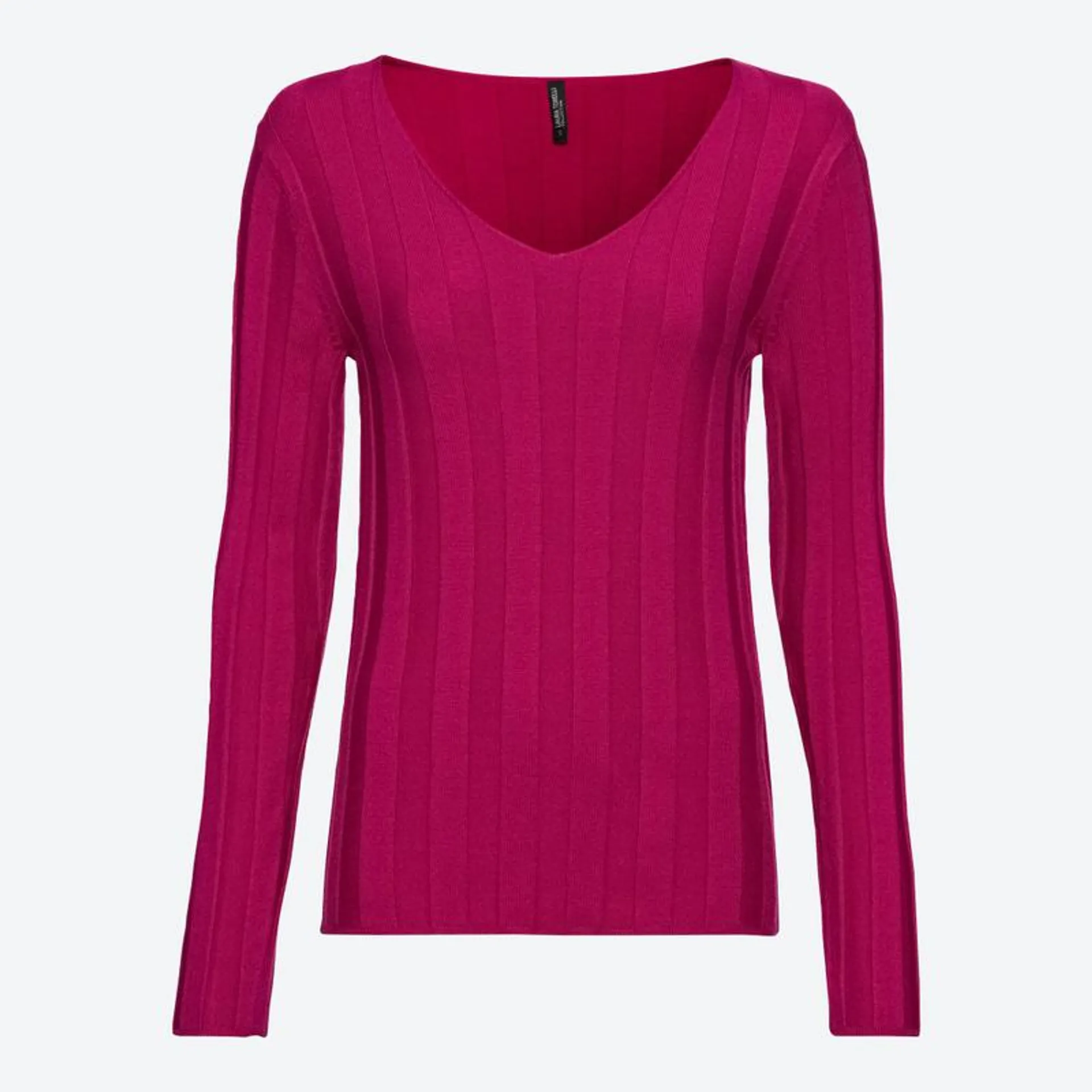 Damen-Strickpullover mit V-Ausschnitt