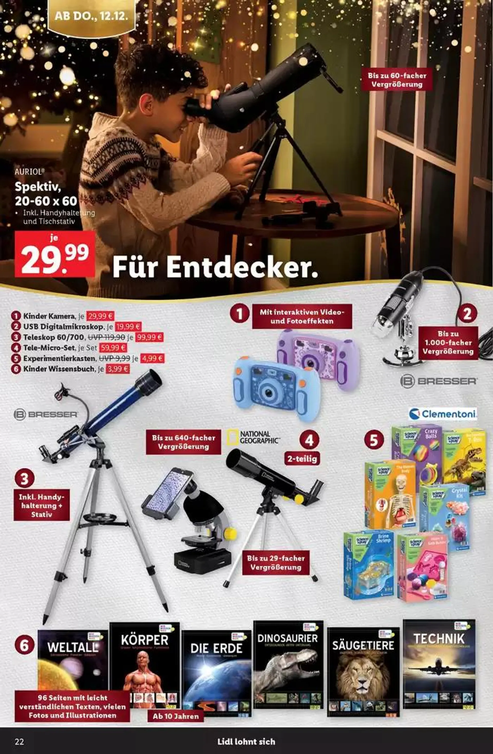 Sonderflyer Spielwarenkatalog von 4. November bis 14. Dezember 2024 - Flugblätt seite  22