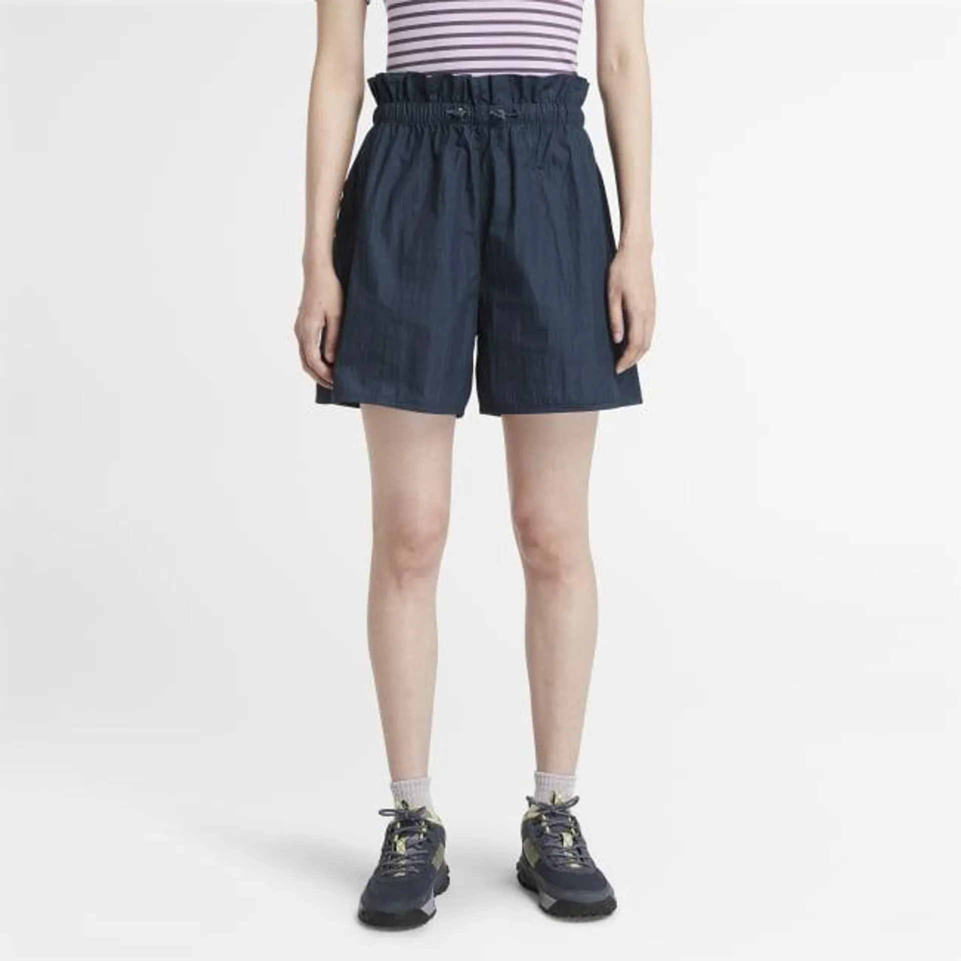 Utility-Sommershorts für Damen in Navyblau