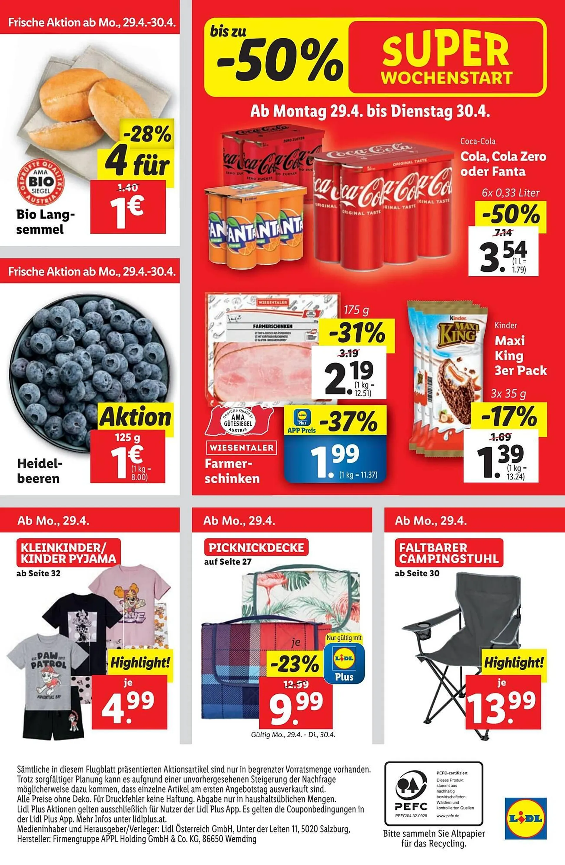 Lidl Flugblatt von 24. April bis 30. April 2024 - Flugblätt seite  44