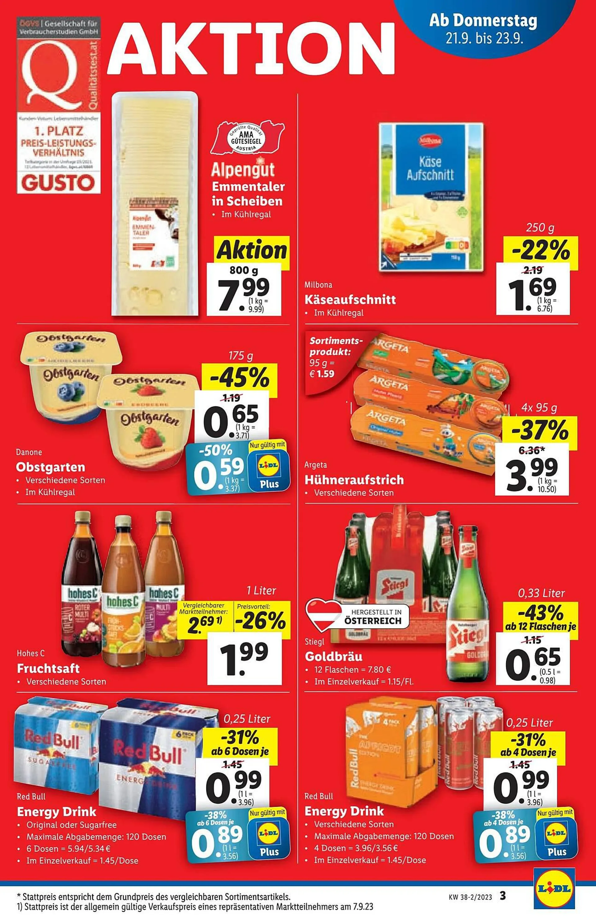 Lidl Flugblatt von 21. September bis 27. September 2023 - Flugblätt seite  3