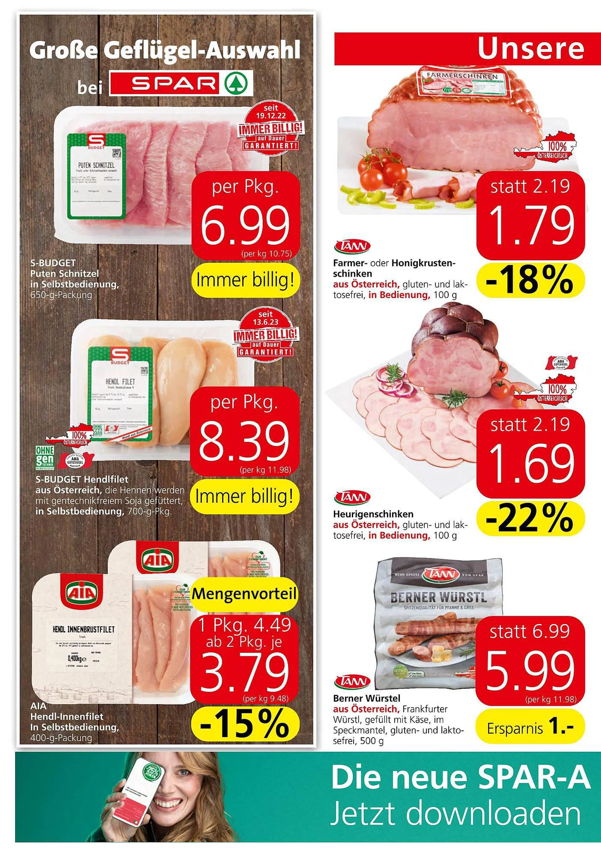 Spar Flugblatt von 7. September bis 13. September 2023 - Flugblätt seite  4