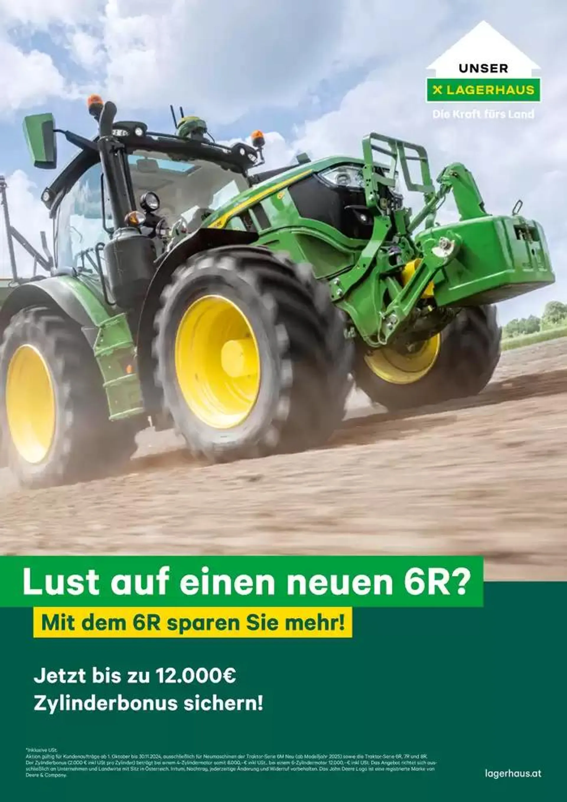 Zylinderbonus von John Deere von 12. Oktober bis 26. Oktober 2024 - Flugblätt seite  3