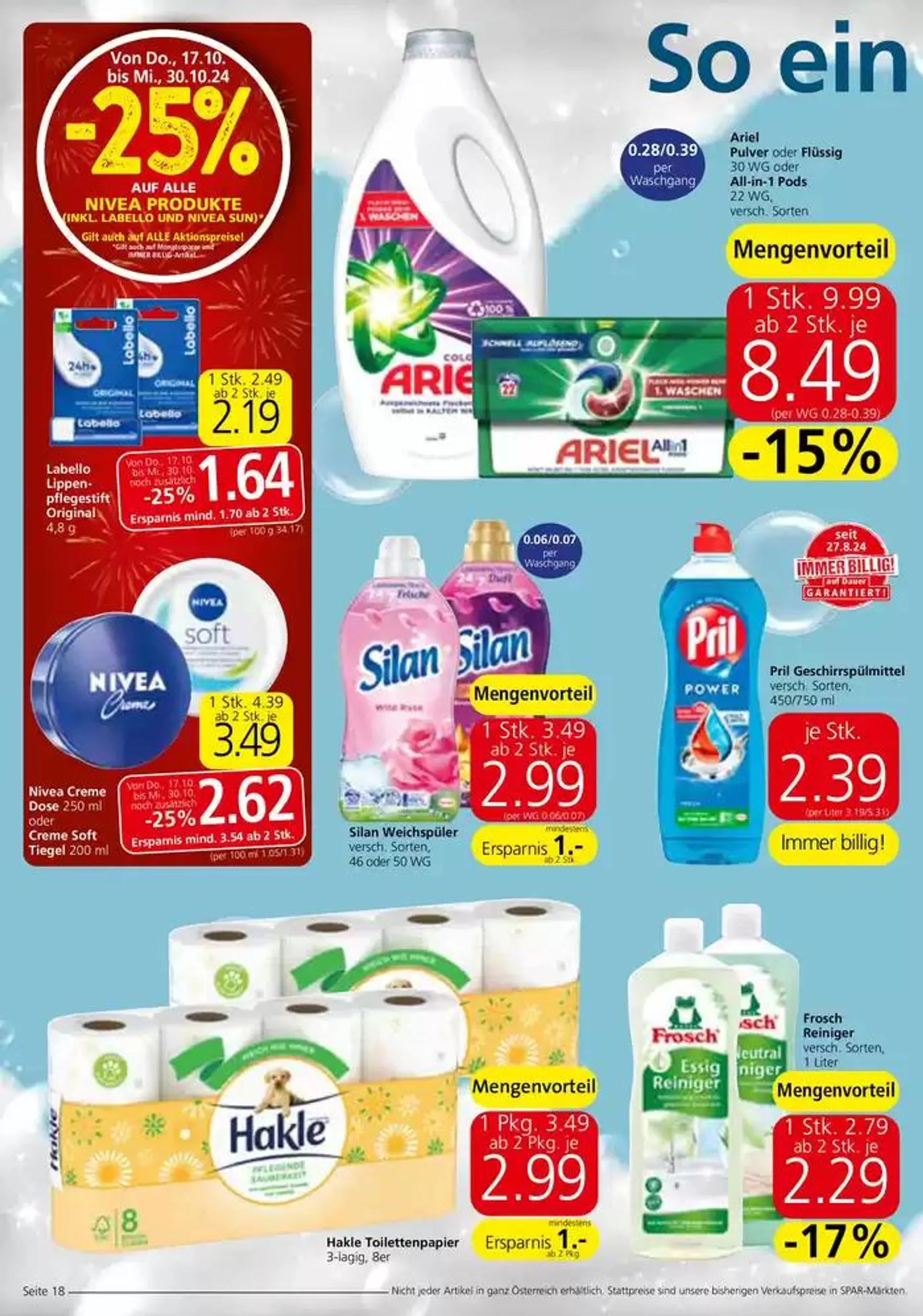 Tolles Angebot für alle Kunden von 16. Oktober bis 30. Oktober 2024 - Flugblätt seite  18