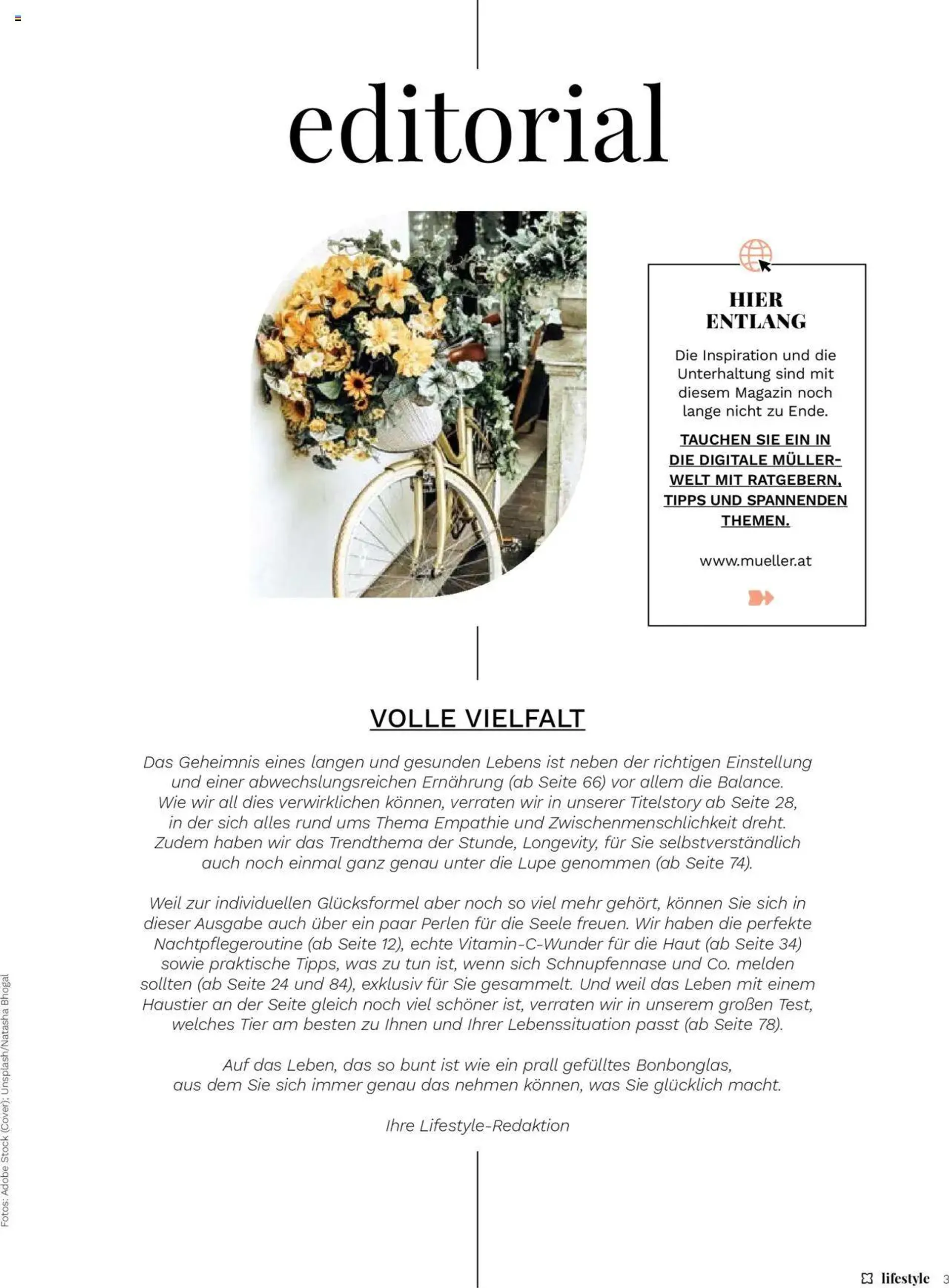 Müller Magazine Lifestyle 5/24 von 13. September bis 31. Dezember 2024 - Flugblätt seite  3