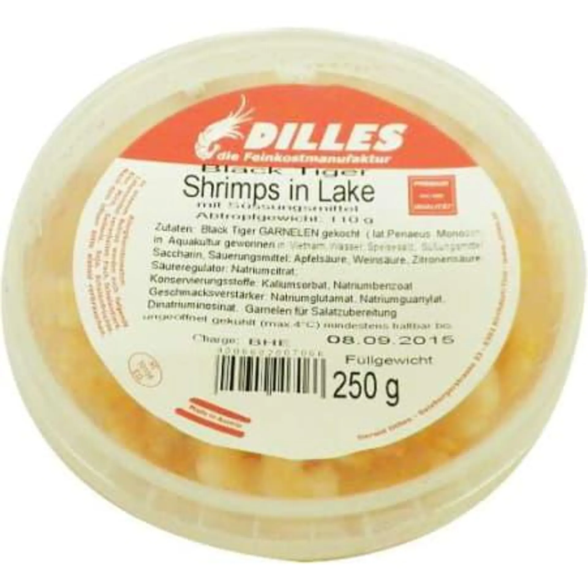 Black Tiger Shrimps in Lake
