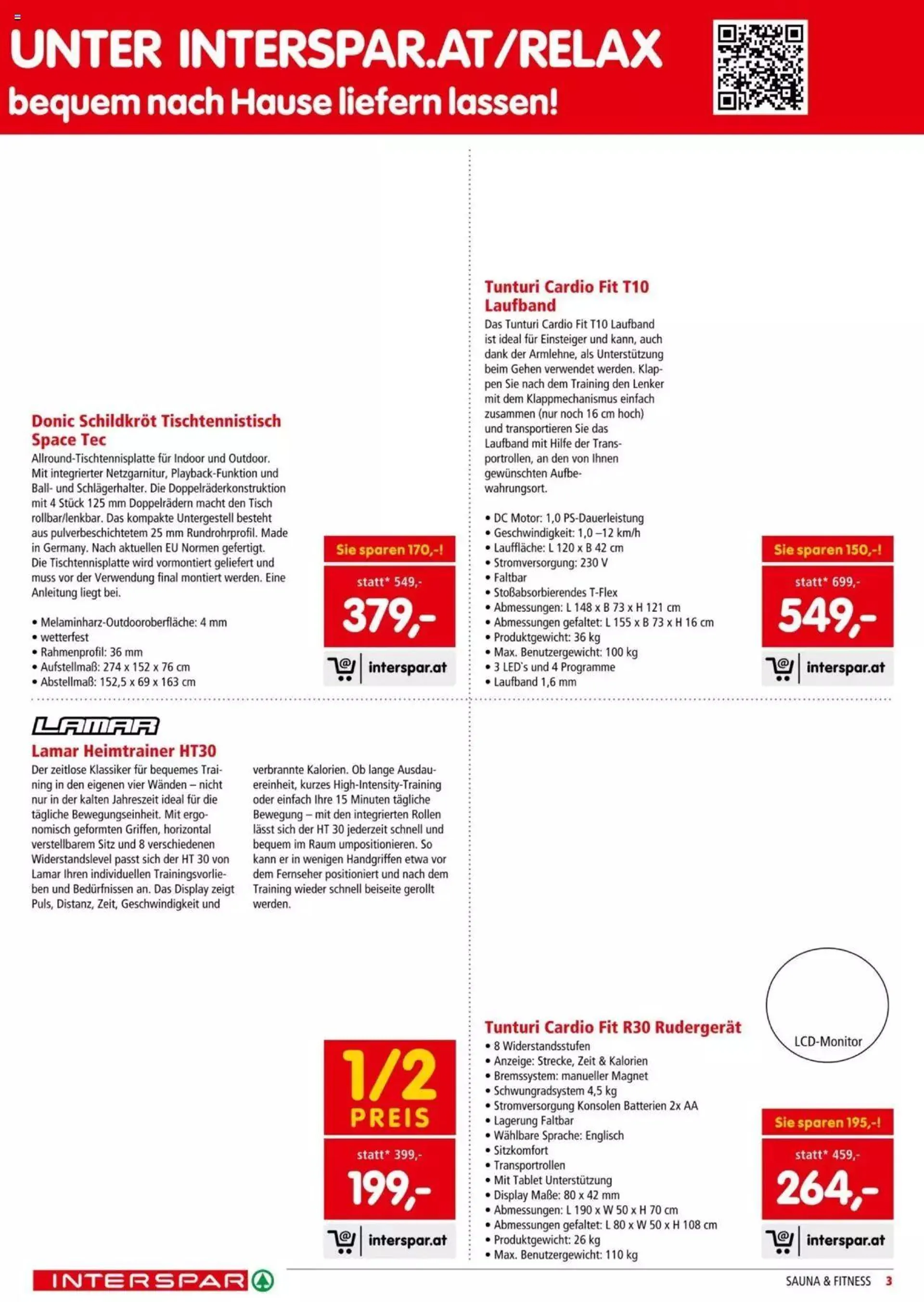 Interspar - INTERSPAR Österreich Bleiben Sie fit und gesund! KW 39 von 25. Jänner bis 29. September 2023 - Flugblätt seite  3