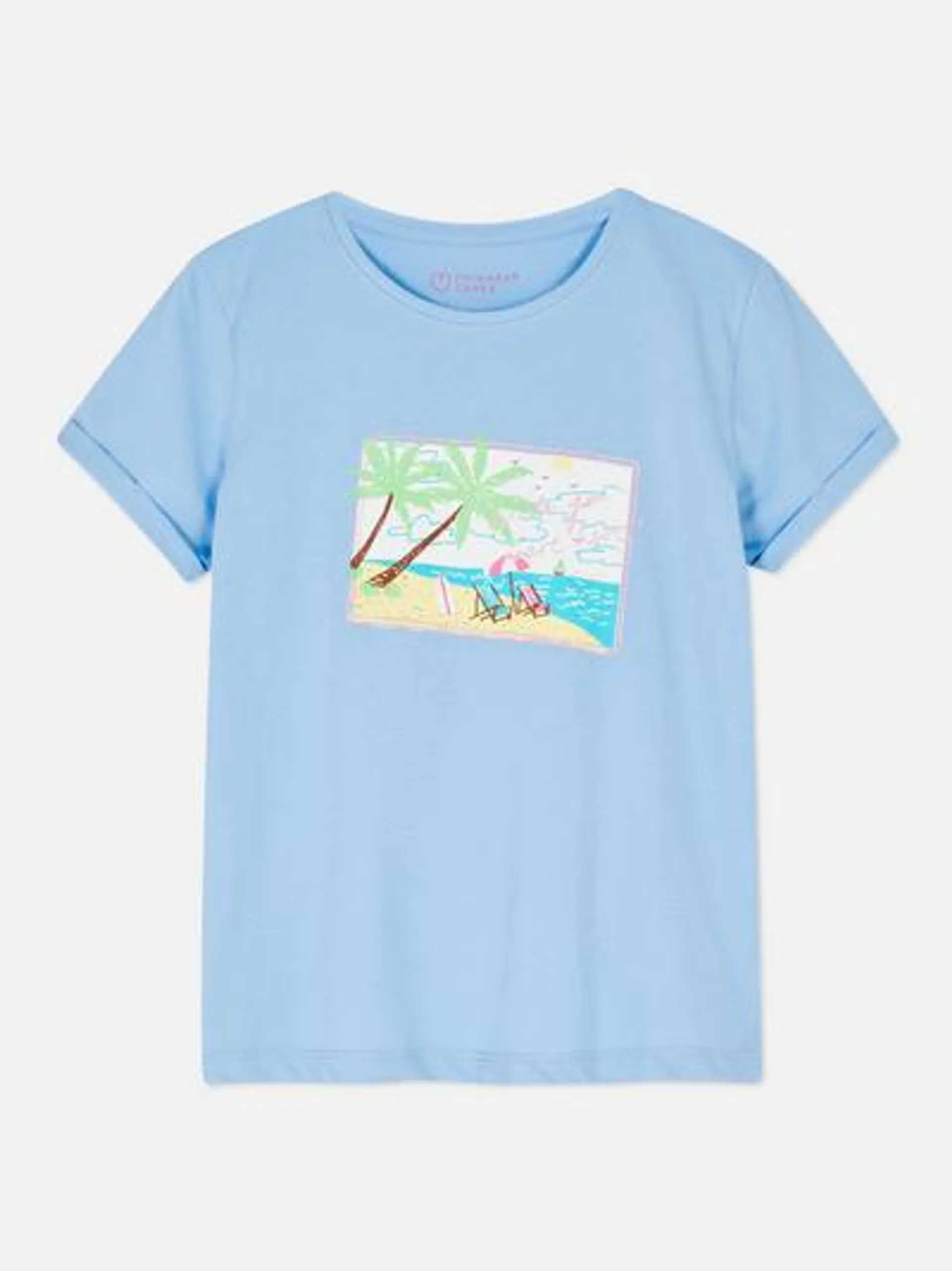 Kurzärmeliges T-Shirt mit Grafik