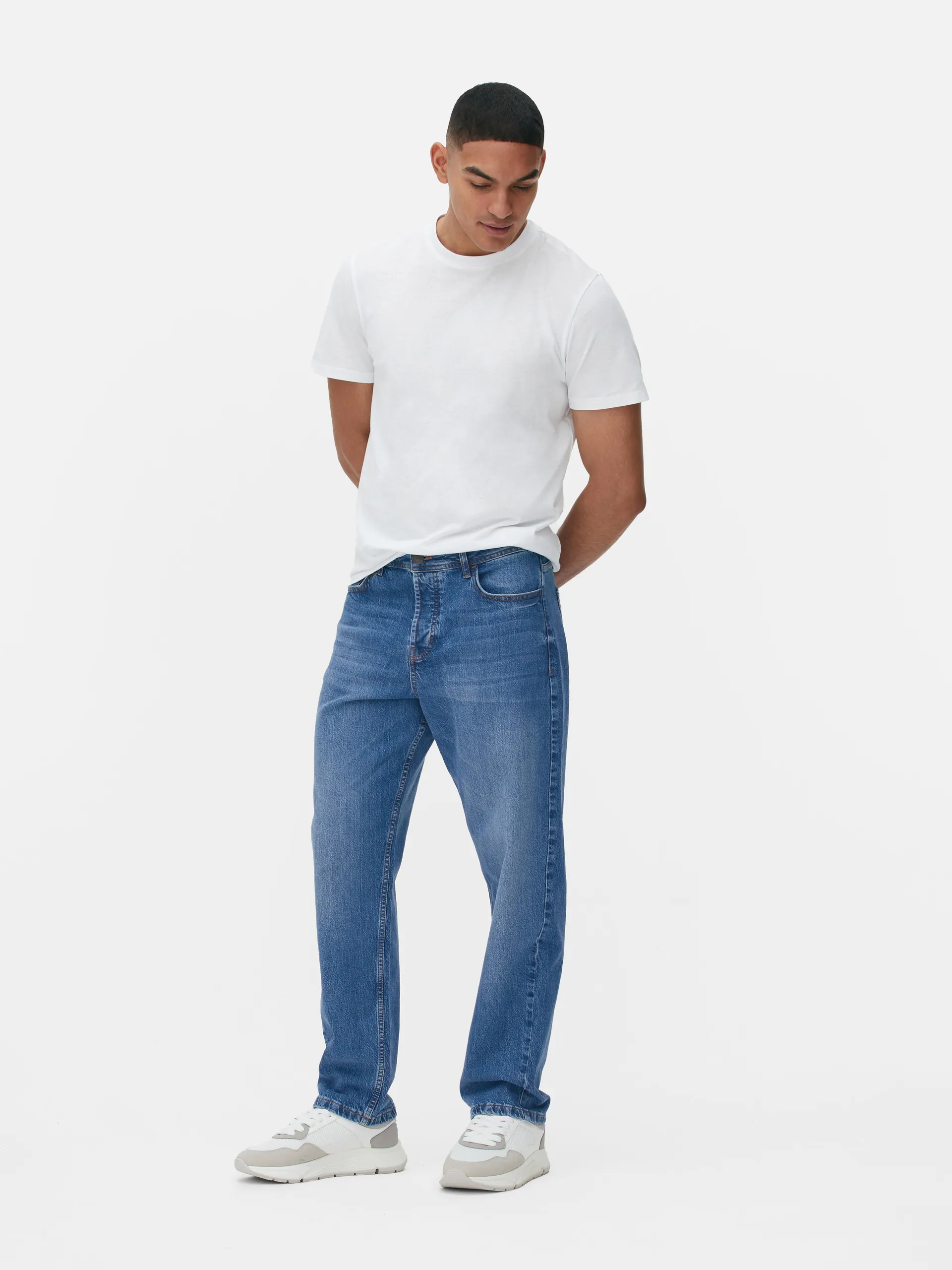 Denim-Jeans in lässiger Passform