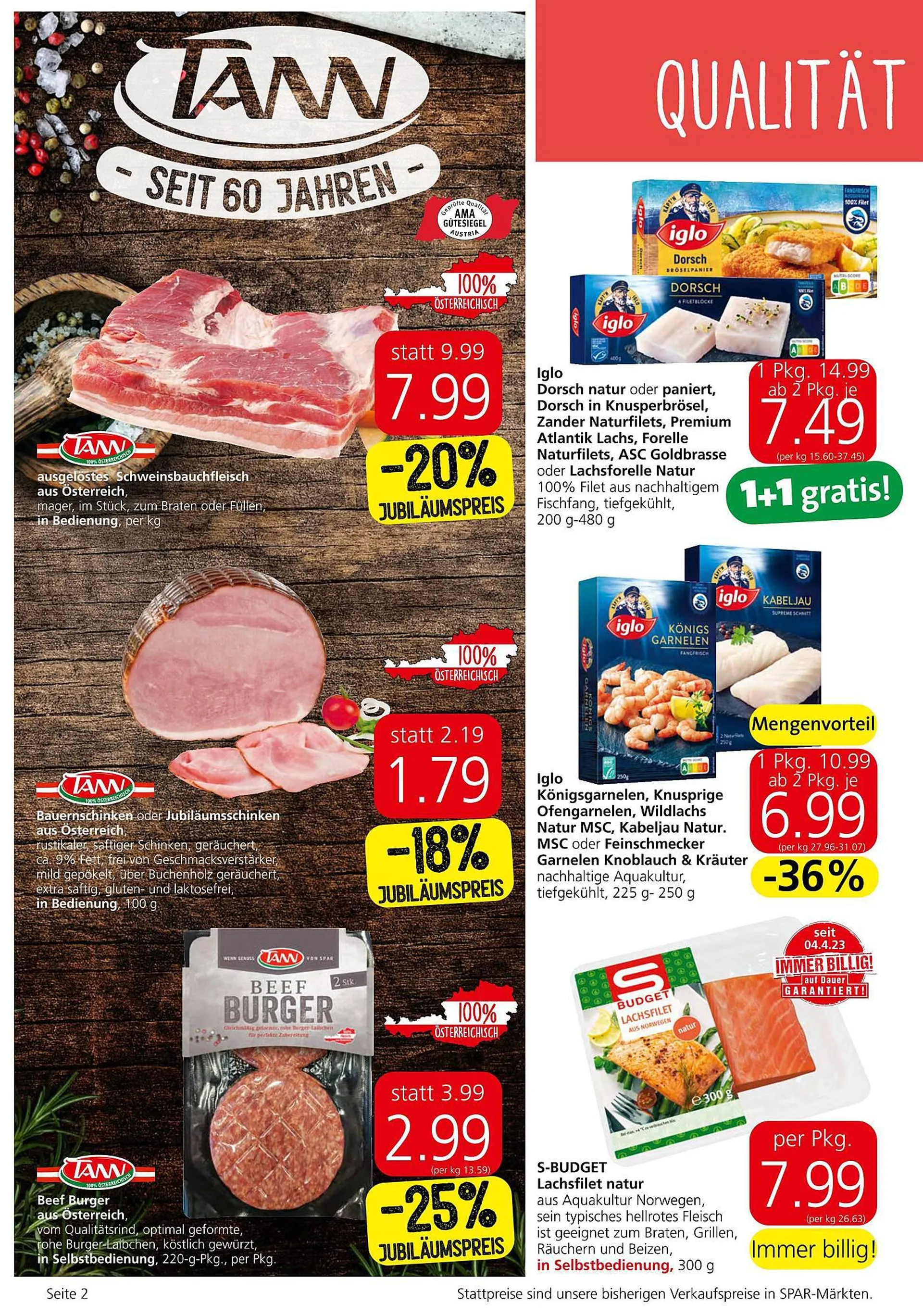 Eurospar Flugblatt von 28. September bis 11. Oktober 2023 - Flugblätt seite  2