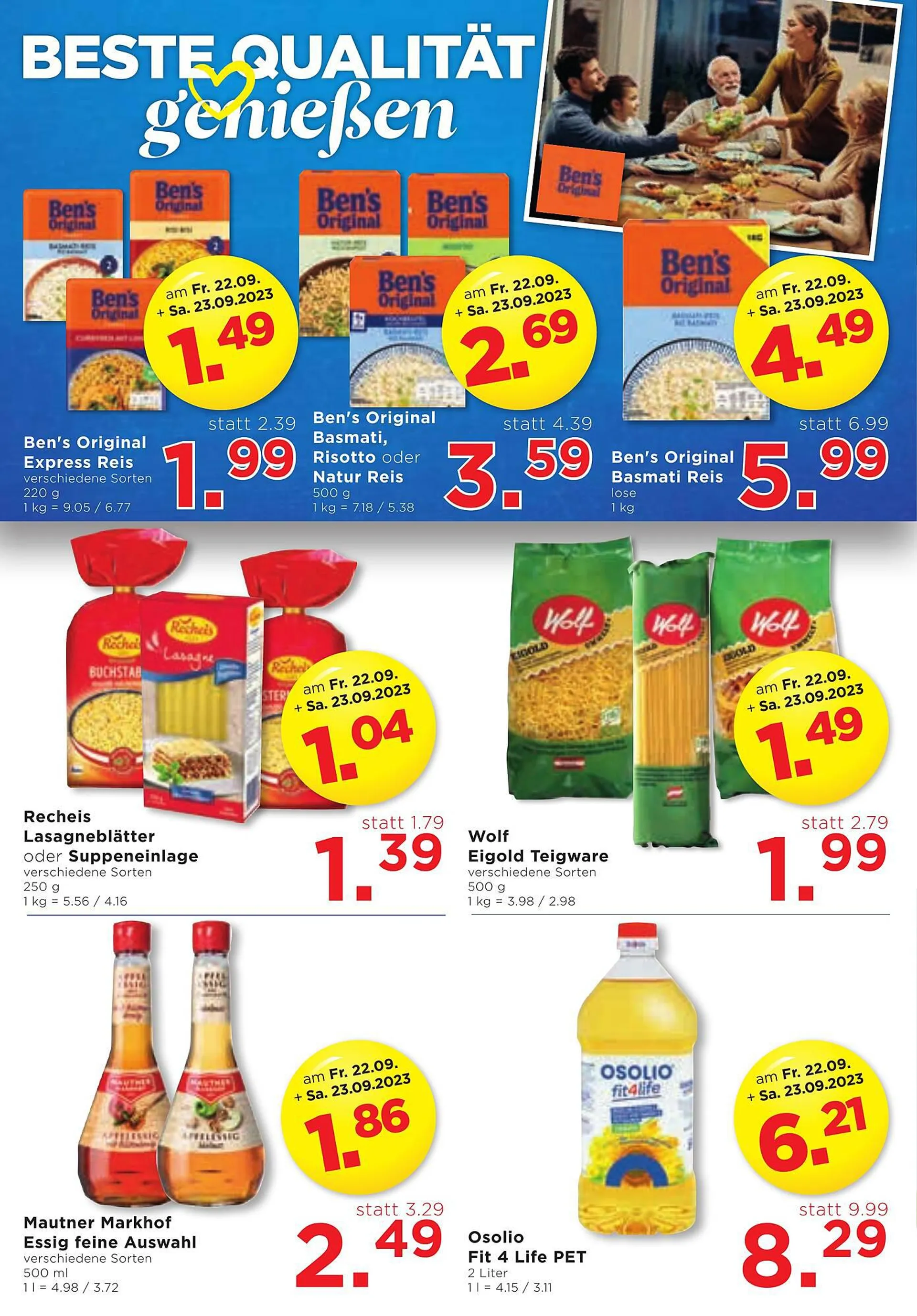 Unimarkt Flugblatt von 20. September bis 26. September 2023 - Flugblätt seite  4