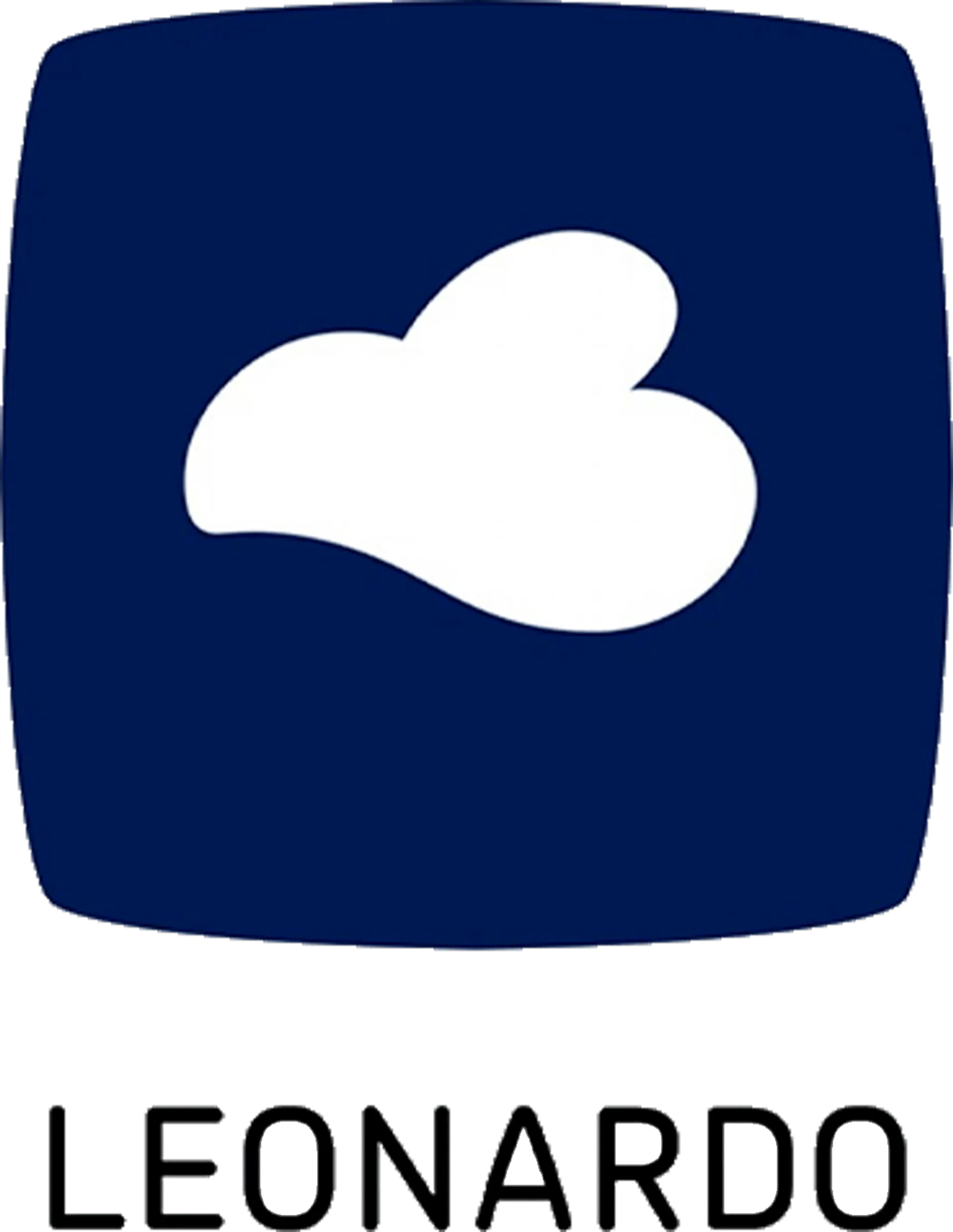 LEONARDO logo die aktuell Flugblatt