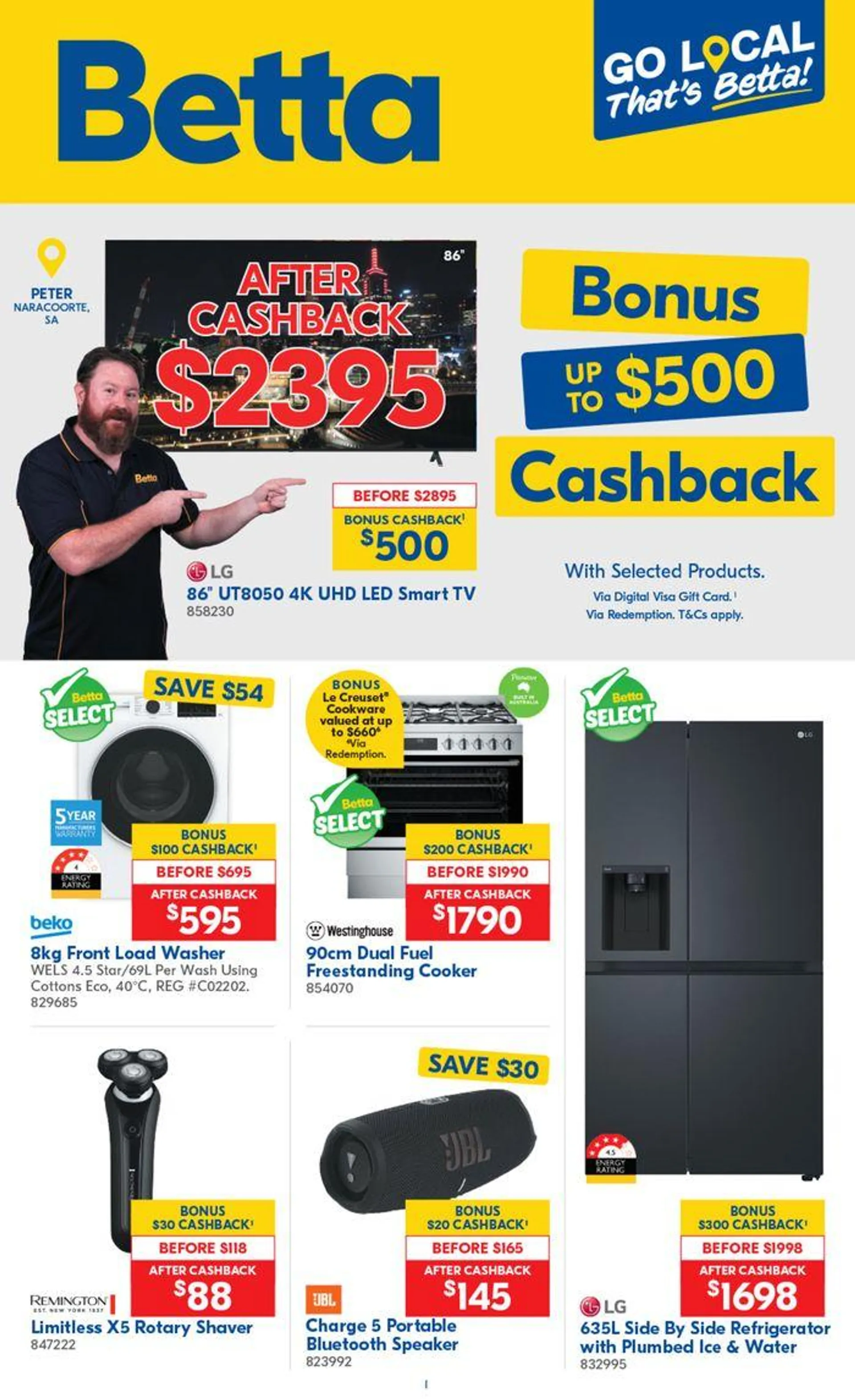 Up To $500 Cashback - 1