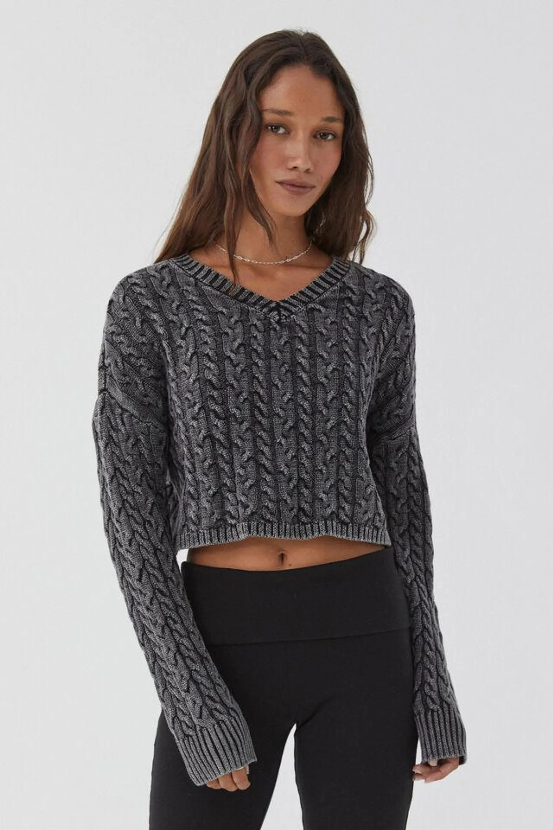 Leila Cable Knit Jumper