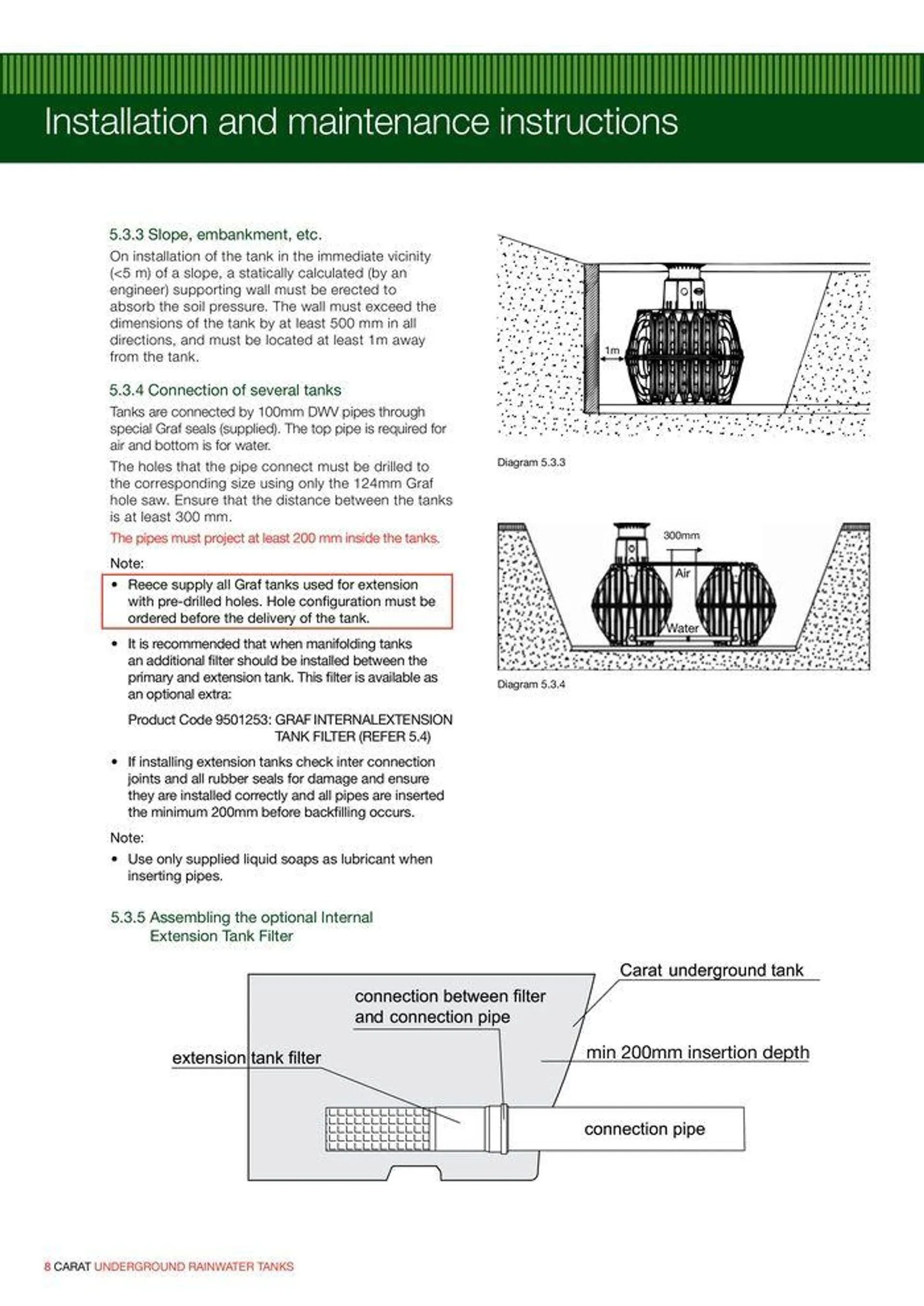 GRAF Carat Underground Rainwater Tanks - Catalogue valid from 22 January to 31 December 2024 - page 10