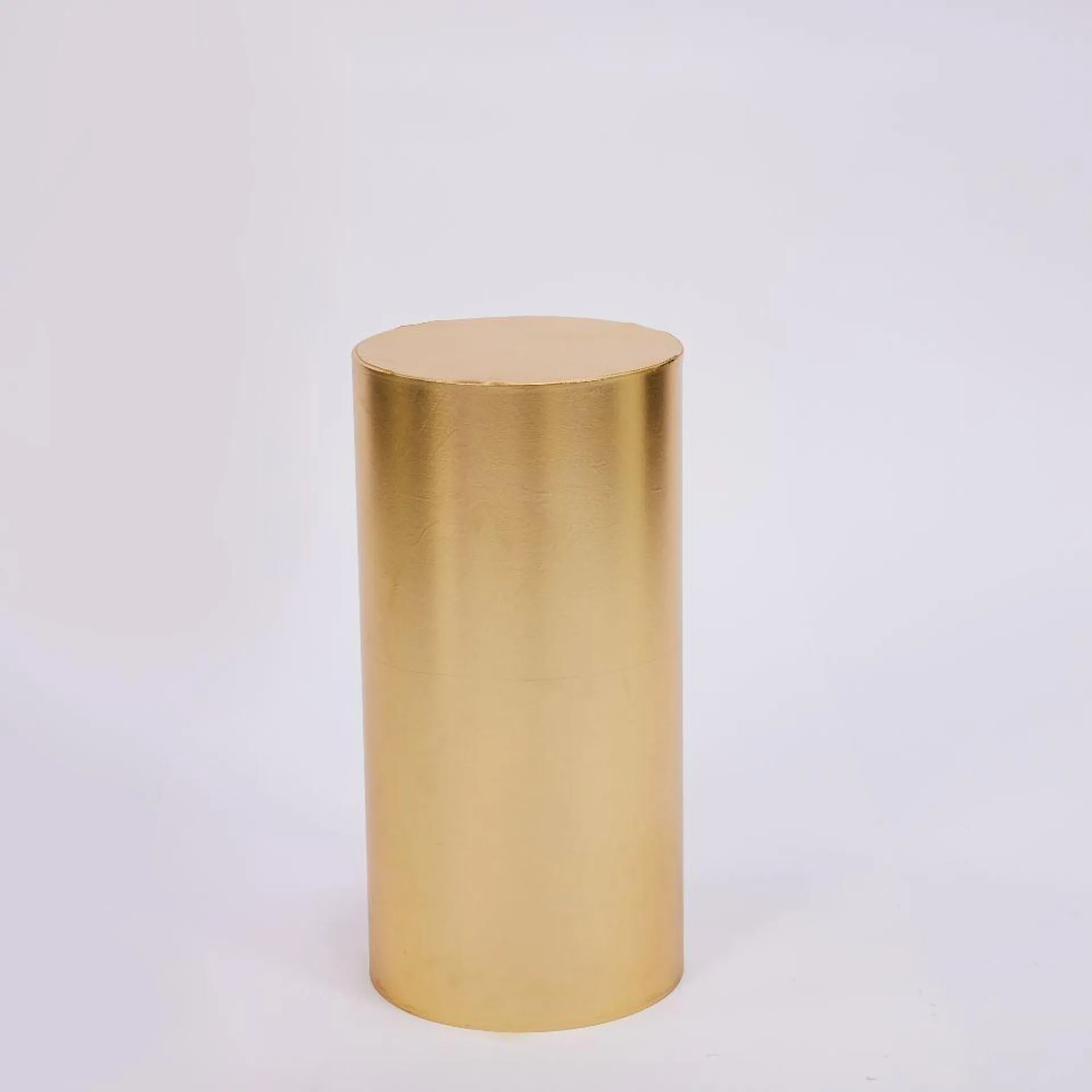 Plinth Cover Metallic Gold Shimmer 70cm HIRE