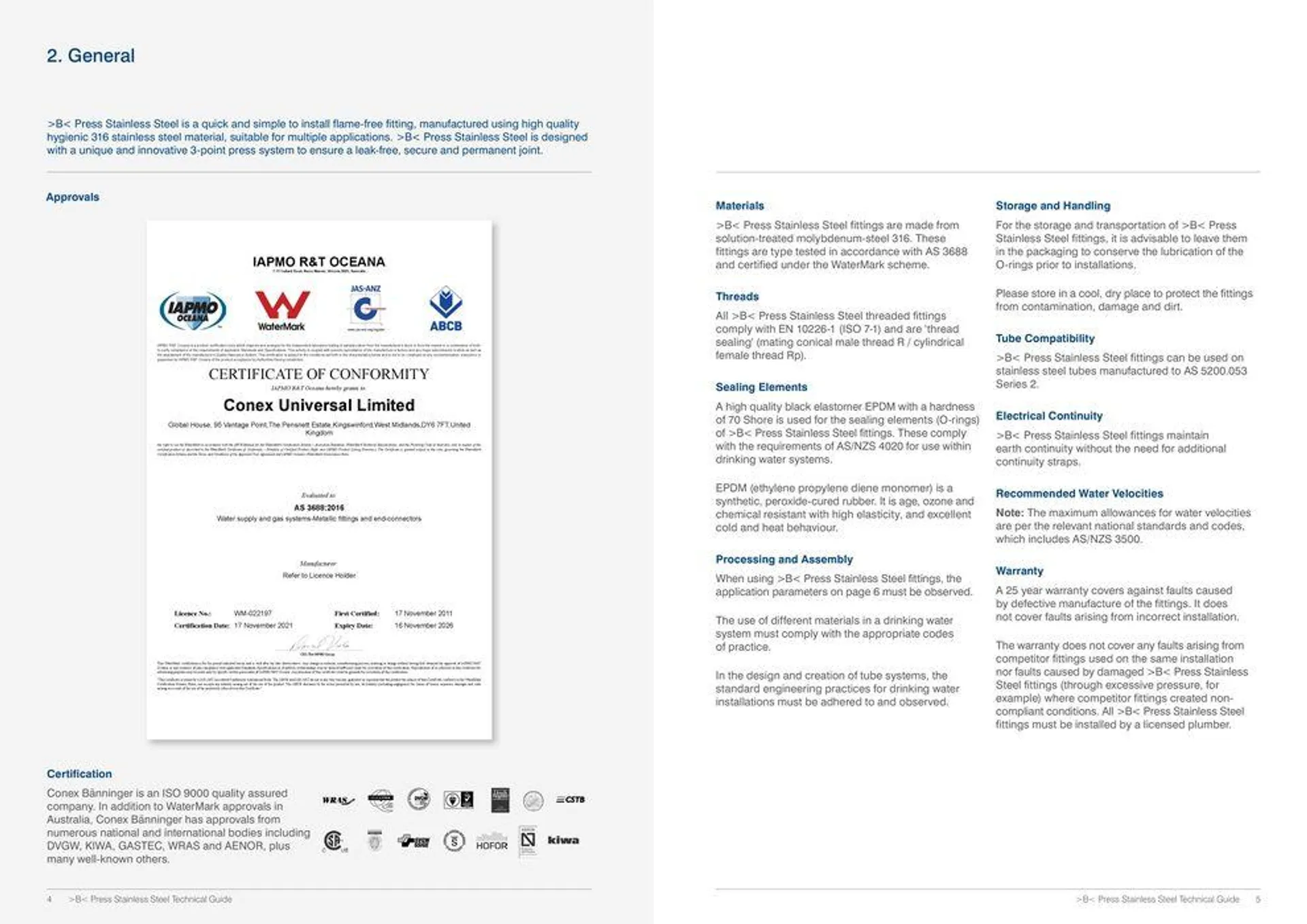 >B< Press Stainless Steel Fitting System - Catalogue valid from 24 May to 24 May 2025 - page 3