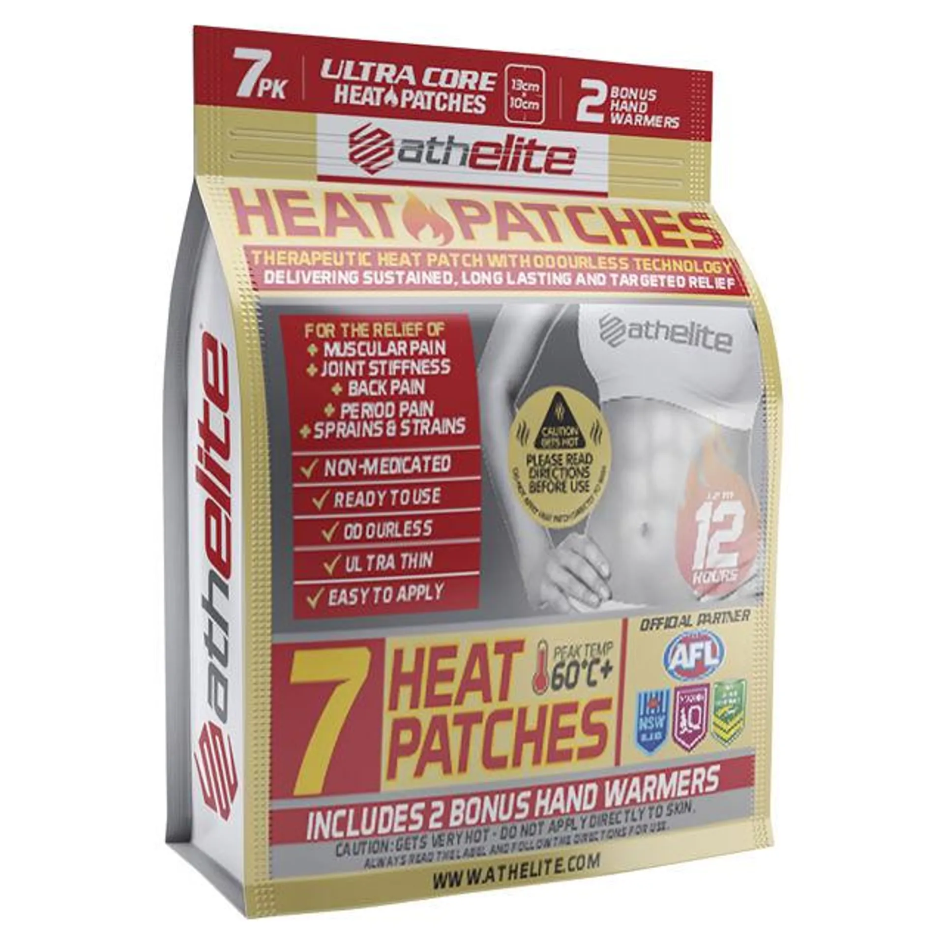 Athelite Heat Patches Regular 7 pack