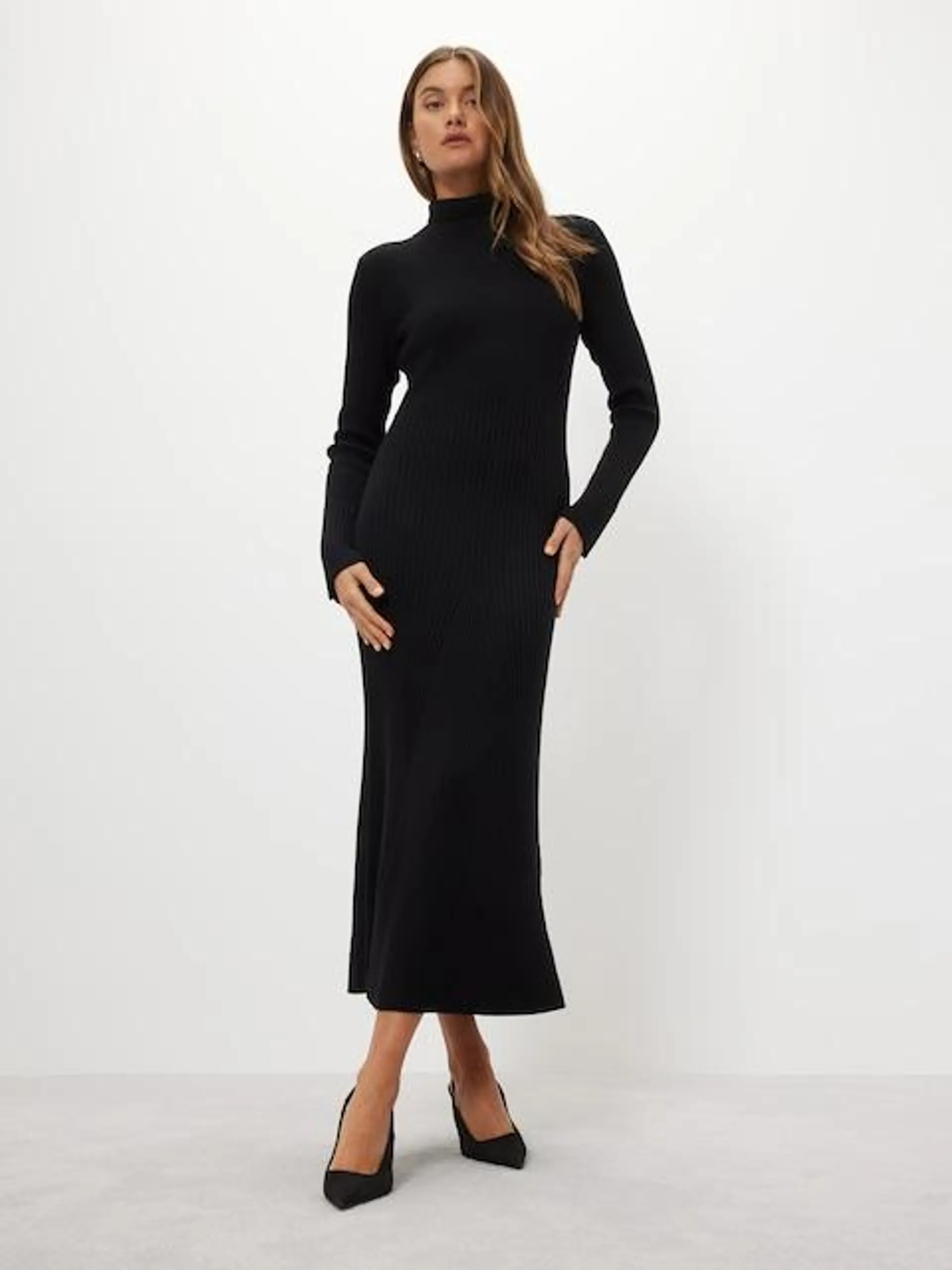 Becky Roll Neck Dress