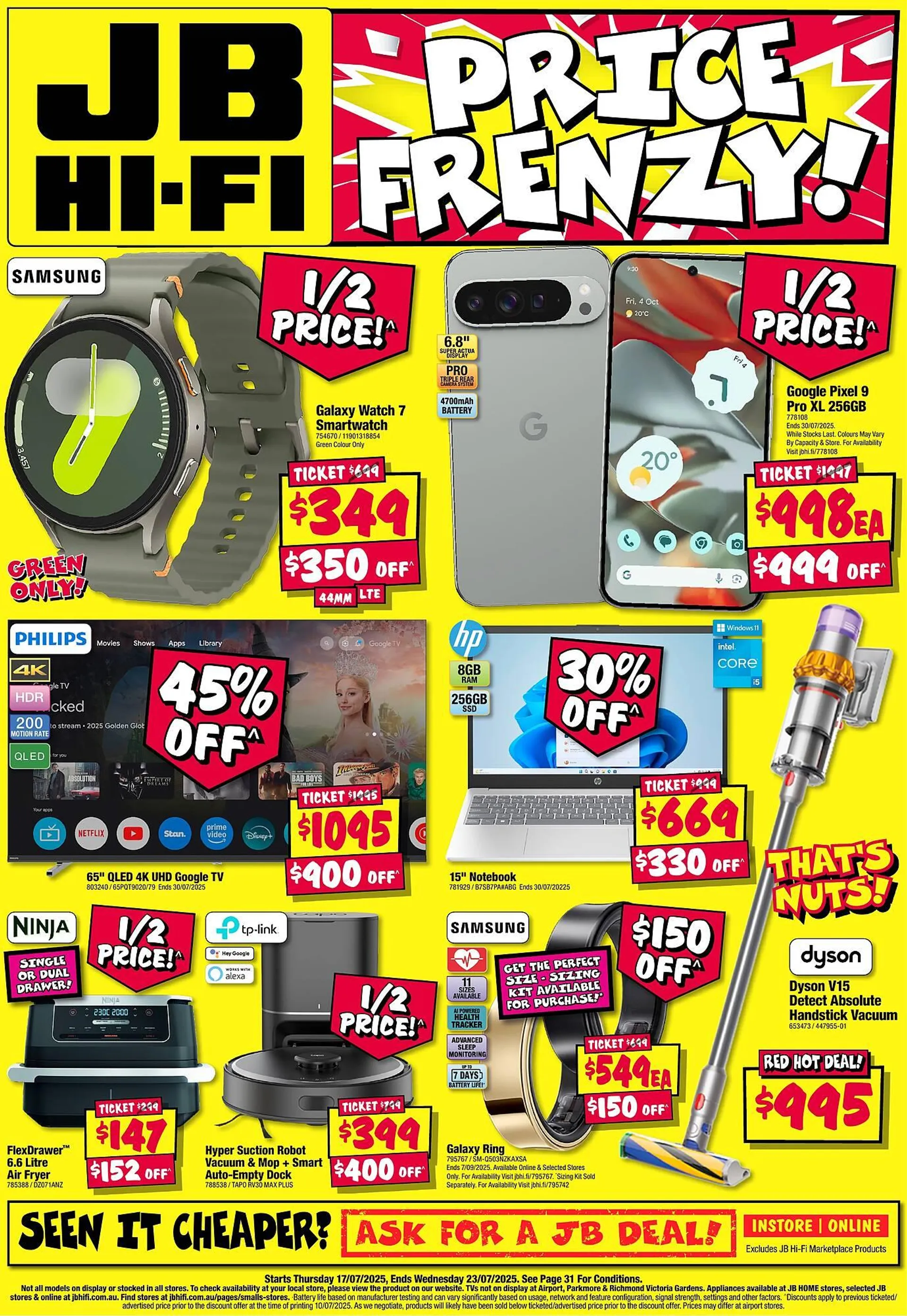 JB Hi-Fi catalogue - Catalogue valid from 17 July to 23 July 2025 - page 1