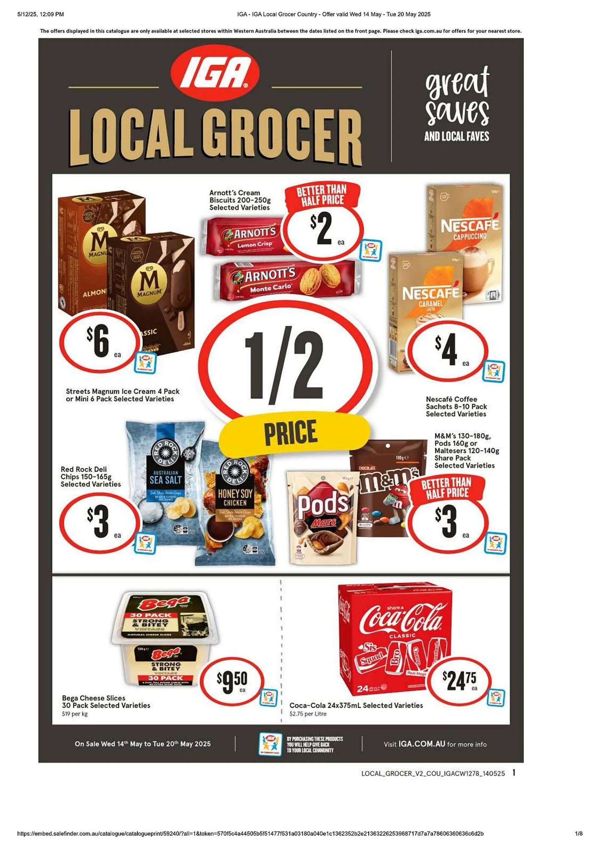 IGA catalogue - 1