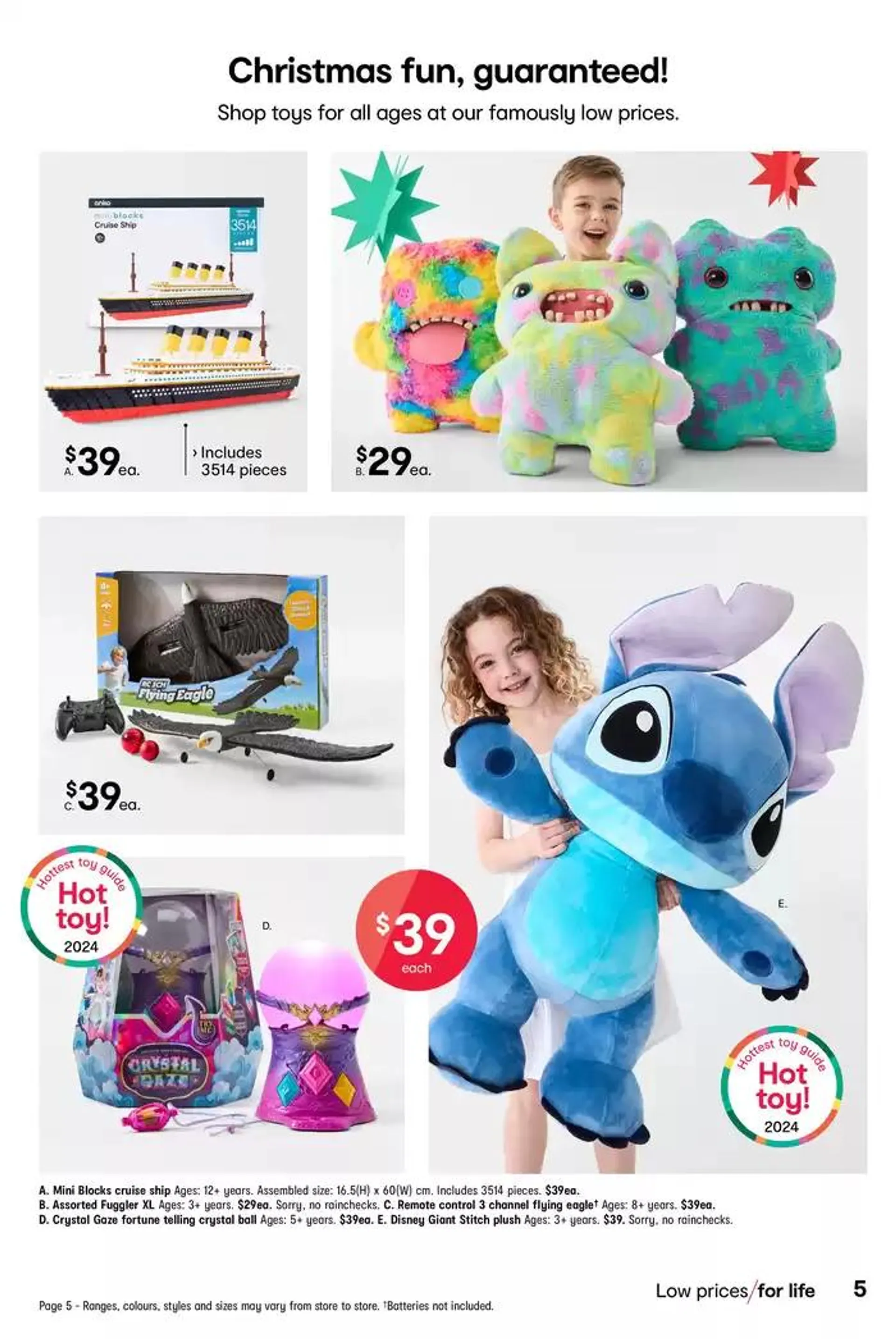 XMAS TOYS - Low prices for life - Catalogue valid from 24 October to 13 November 2024 - page 5