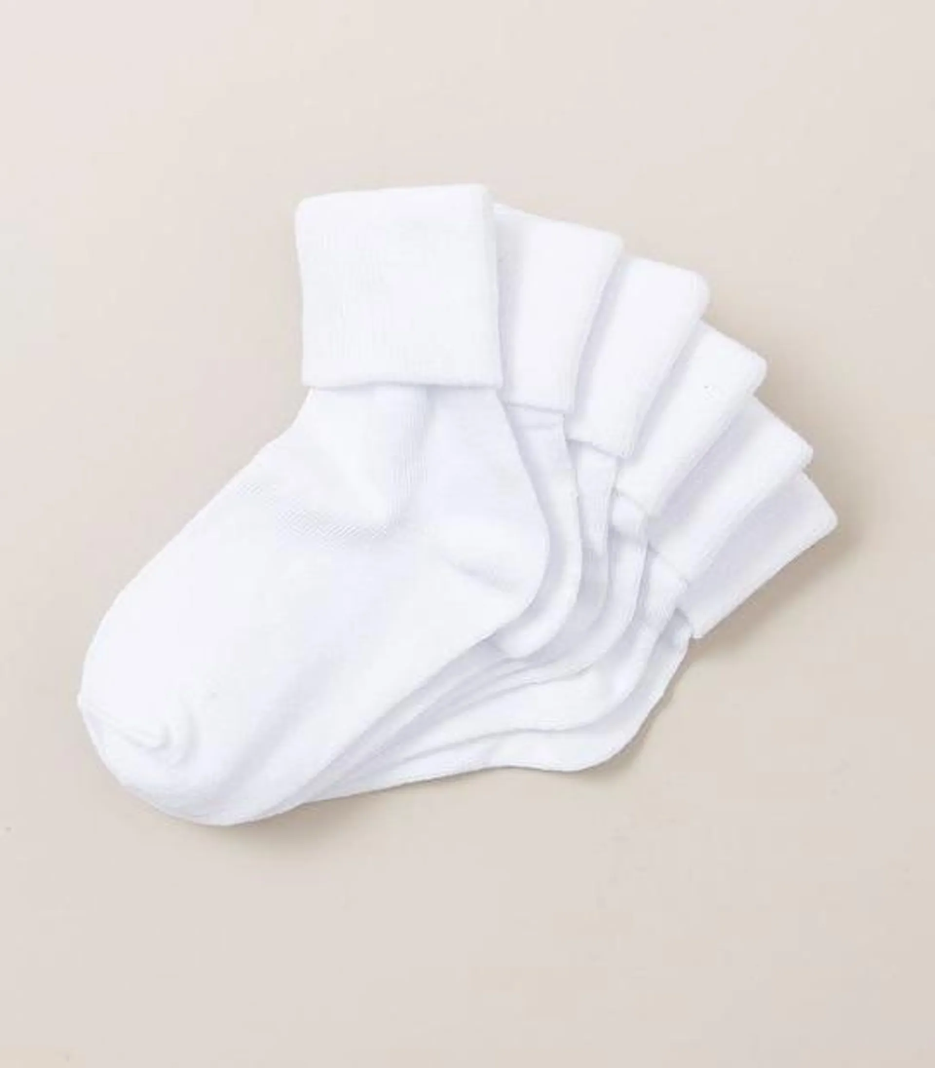 6 Pack Maxx School Cuffed Socks