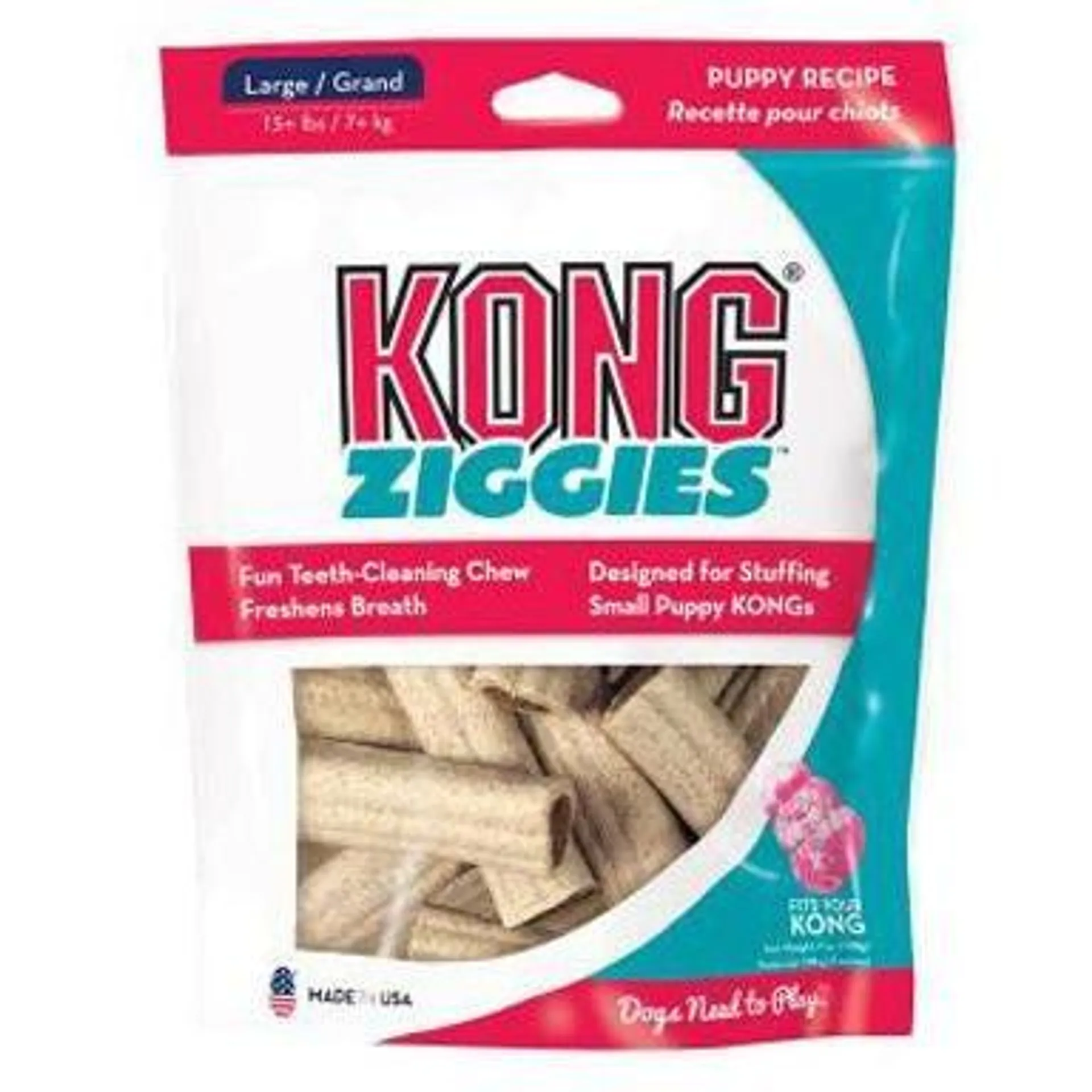 KONG Stuff'n Puppy Ziggies L 6pk