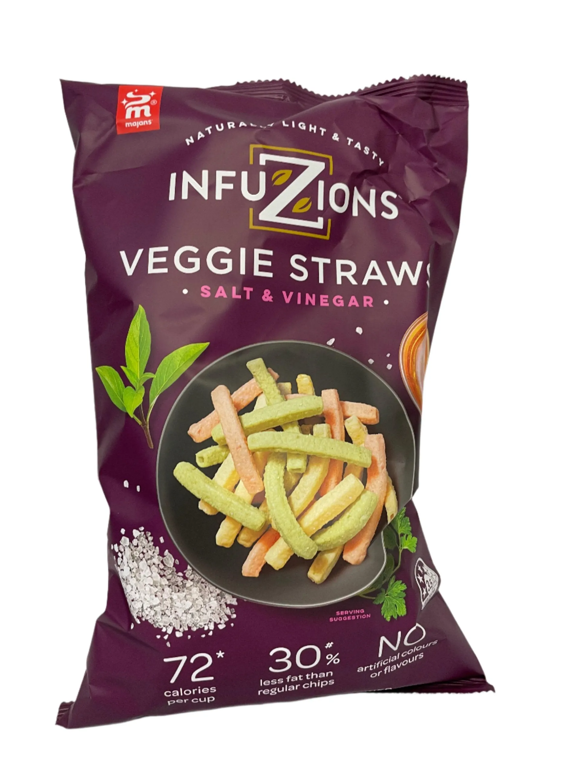 Infuzions Salt & Vinegar Veggie Straws 90g