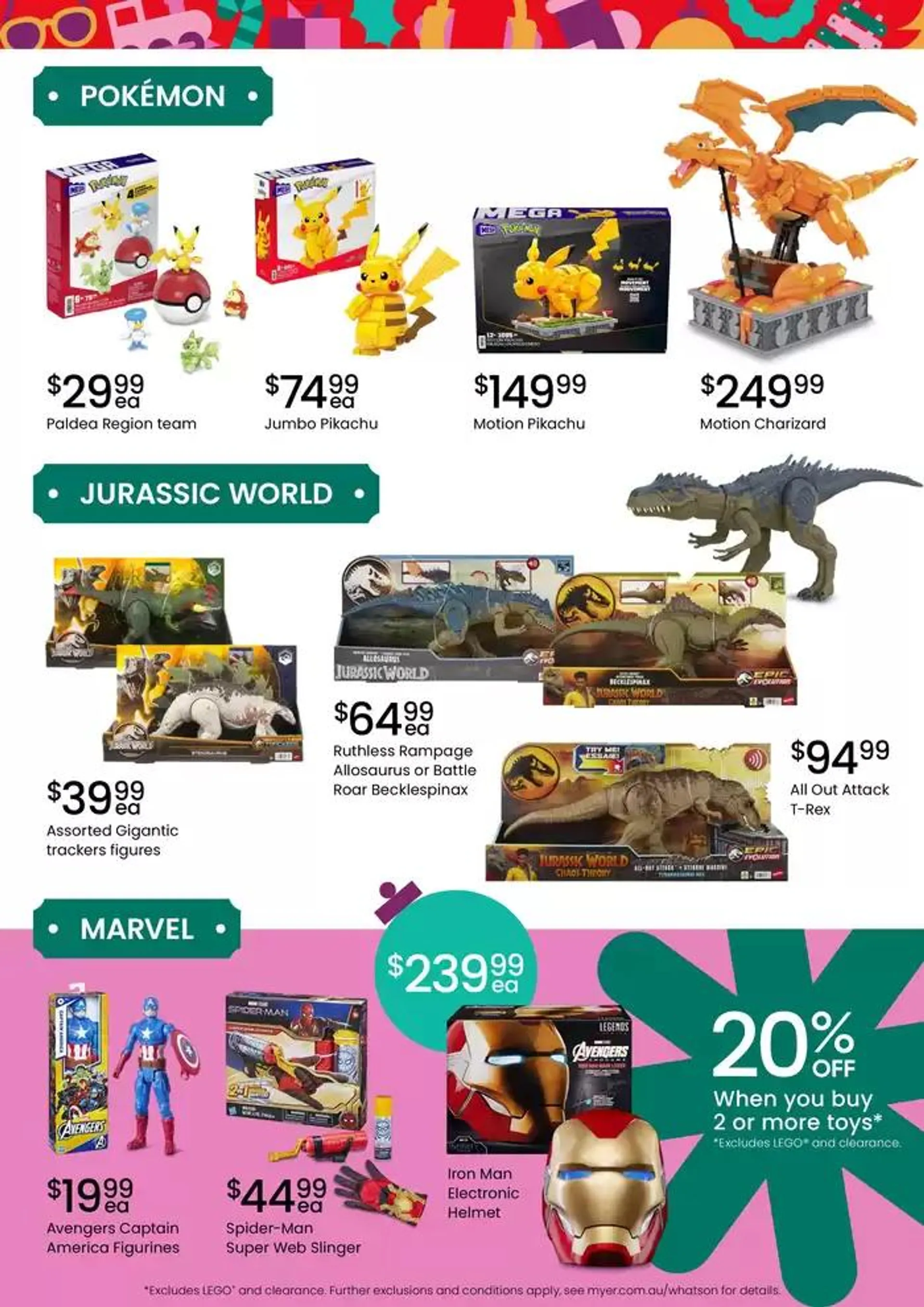 Myer Toys Christmas #1 - Catalogue valid from 28 October to 17 November 2024 - page 10