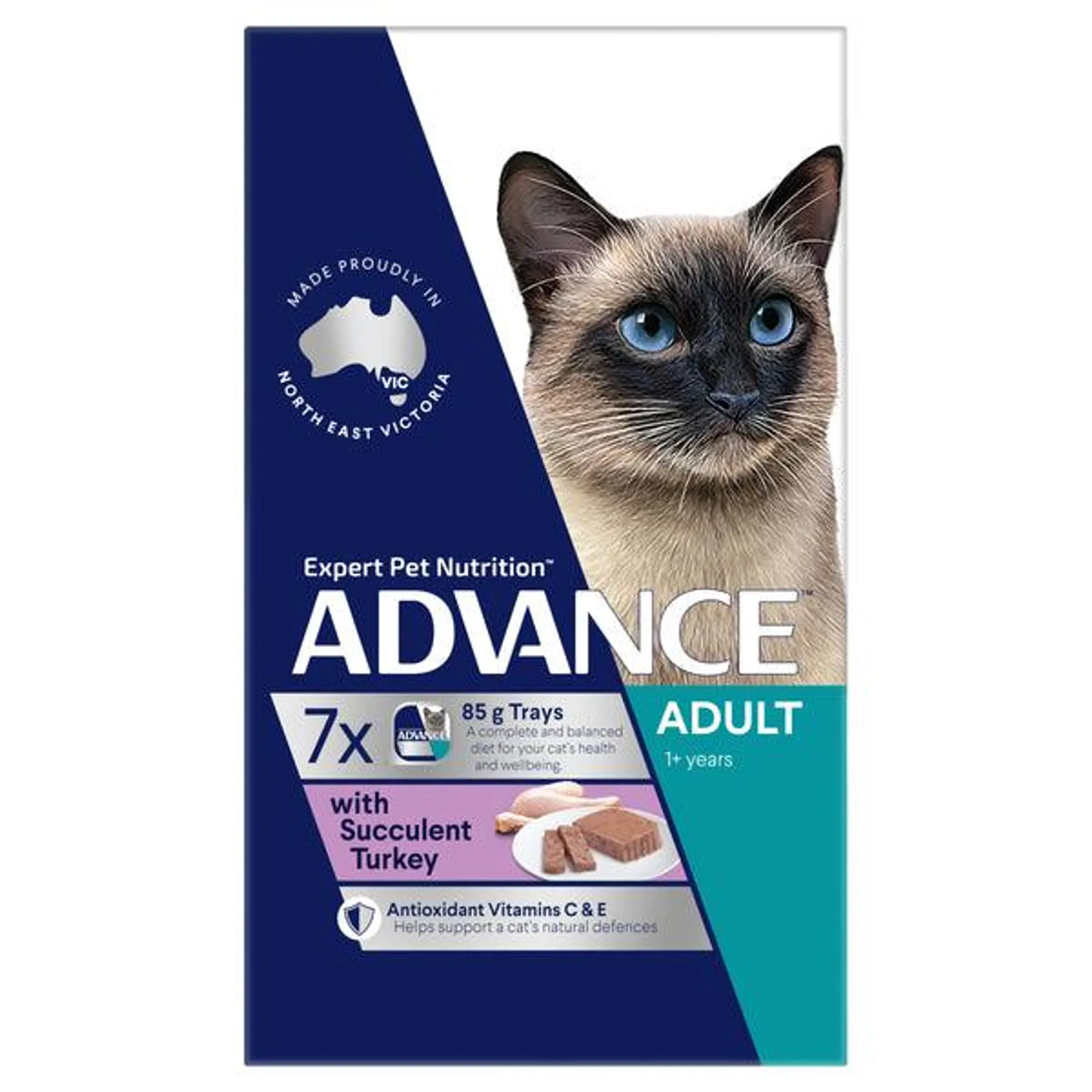 ADVANCE - Adult with Succulent Turkey Cat Wet Food (85g x 7pk)