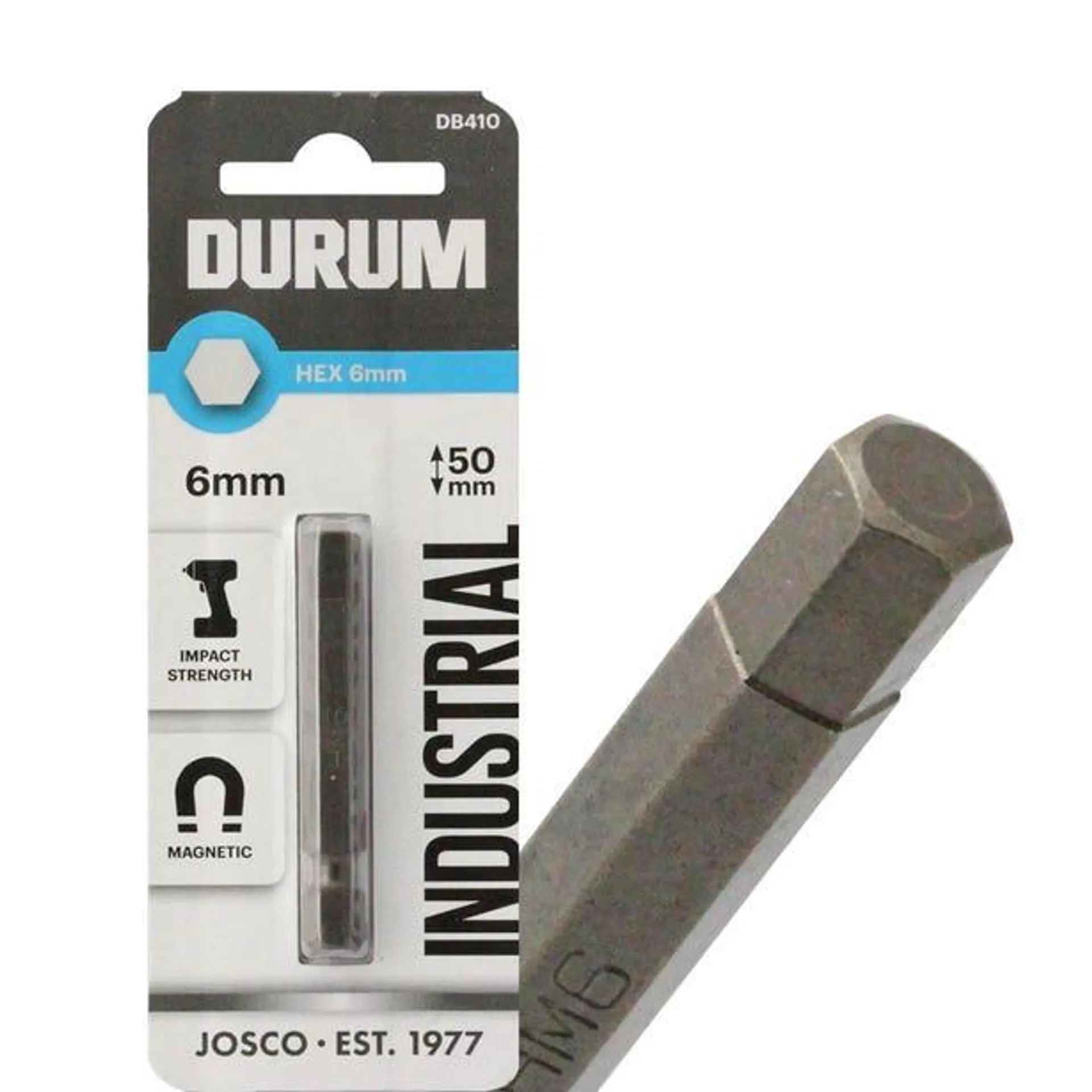 DURUM 6 x 50mm Internal Hex Power Screwdriver Bit