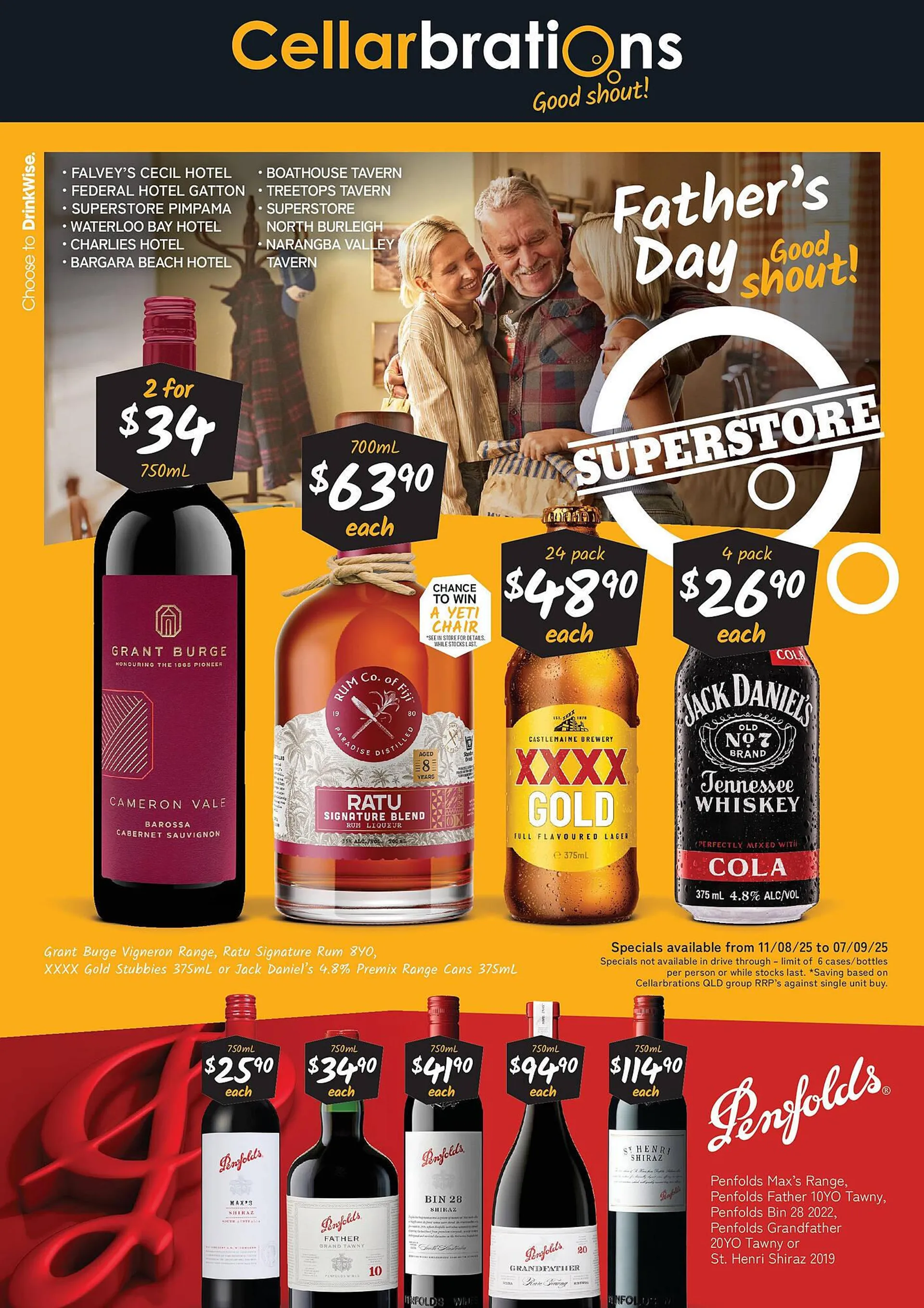 Cellarbrations catalogue - Catalogue valid from 10 August to 7 September 2025 - page 1