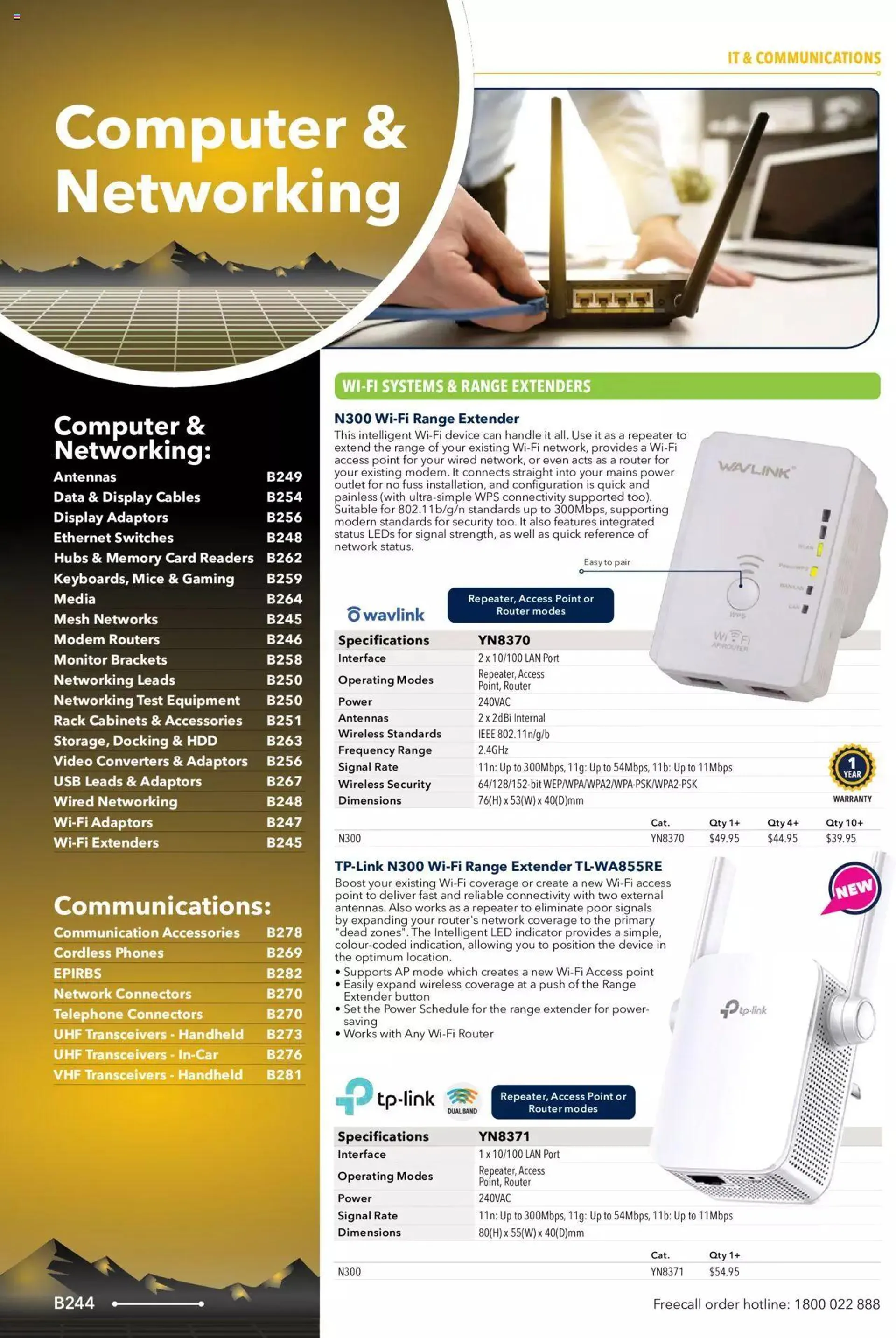 Jaycar Annual Engineering & Scientific Catalogue - Catalogue valid from 27 October to 31 December 2024 - page 244