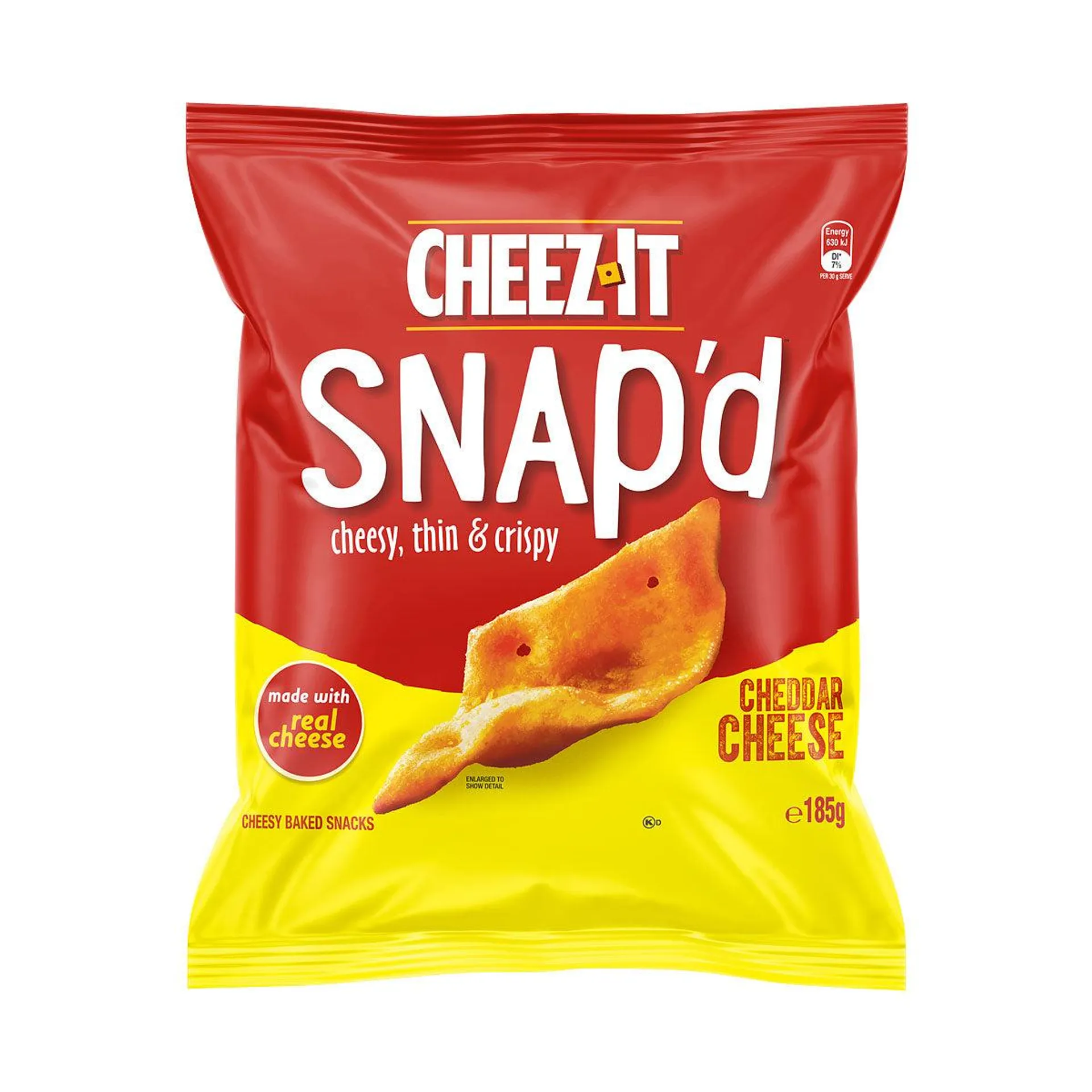 Cheez-it Snap'd Cheddar Cheese 185g